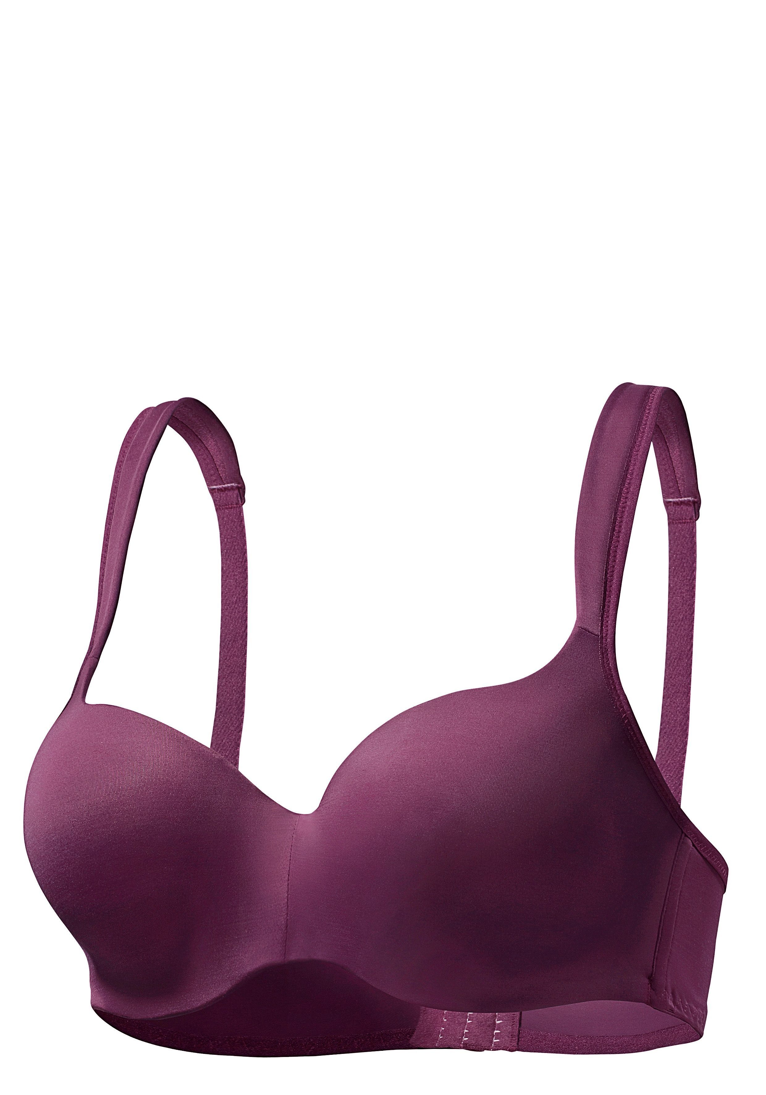 Nuance Bh met steuncups Optimizer met beugel dames voorgevormde bh's maat 70 D paars