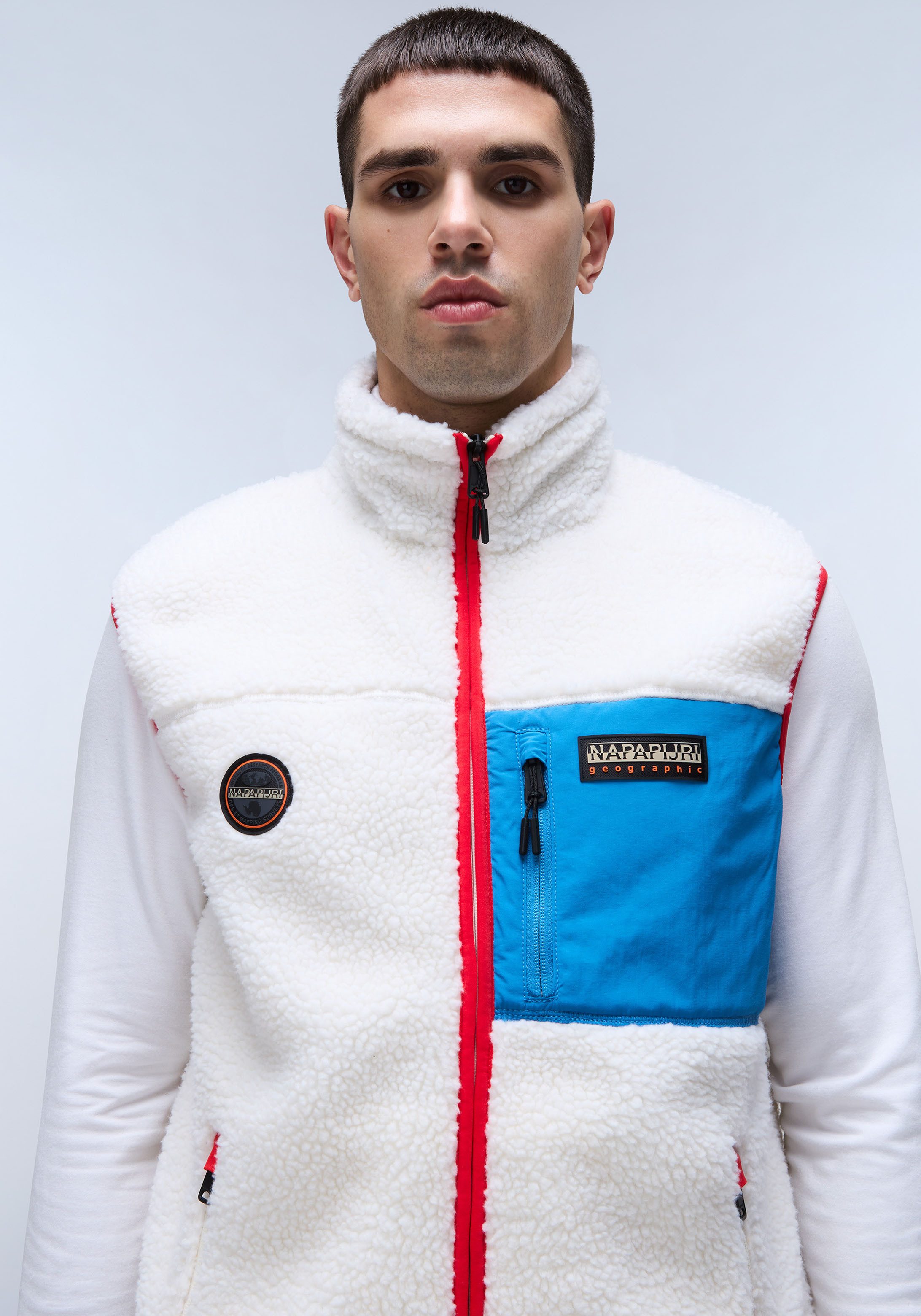 Napapijri Mouwloos pluchen vest YUPIK