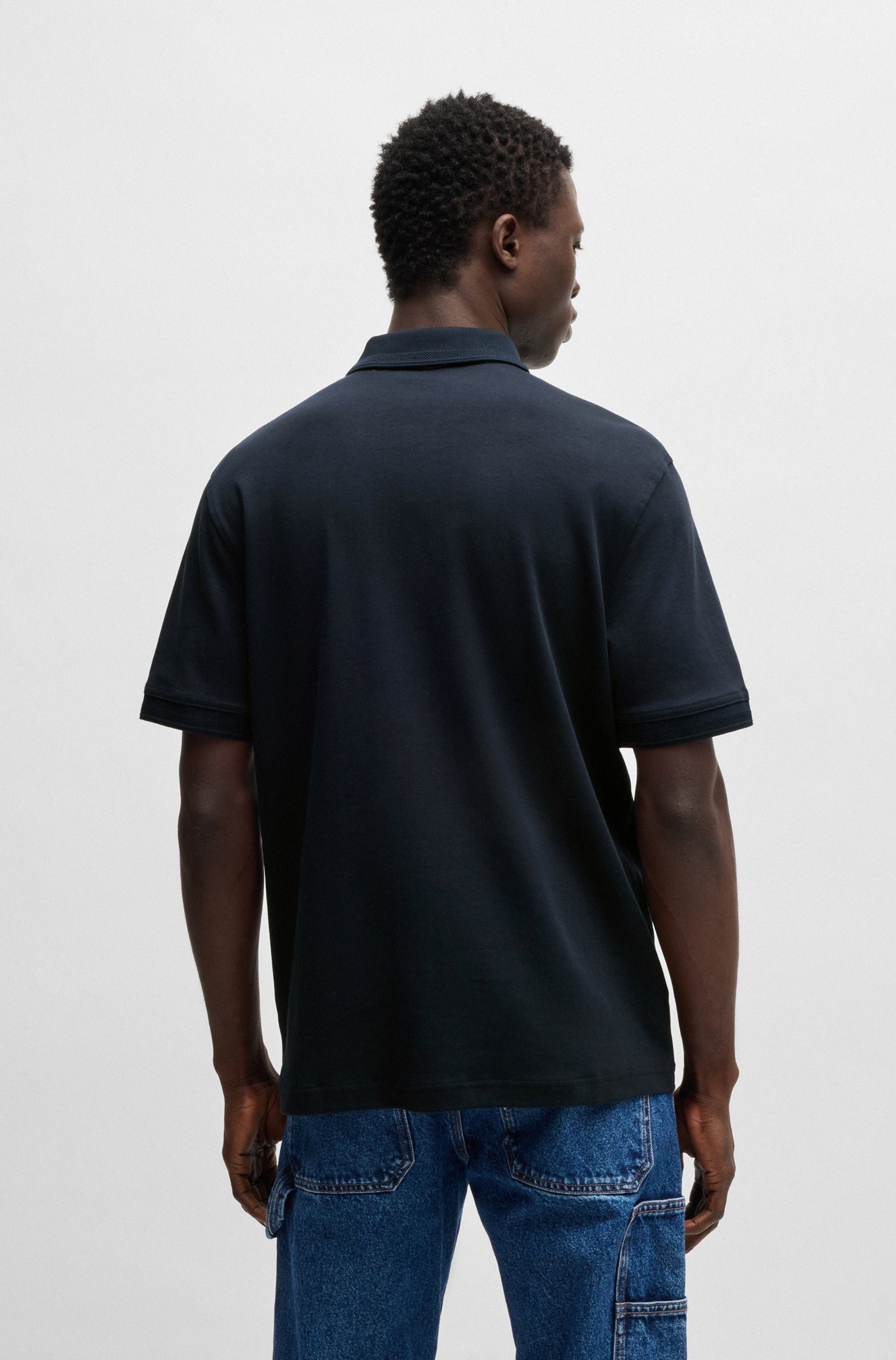 Boss Orange Poloshirt Pe_Interlock met een polokraag