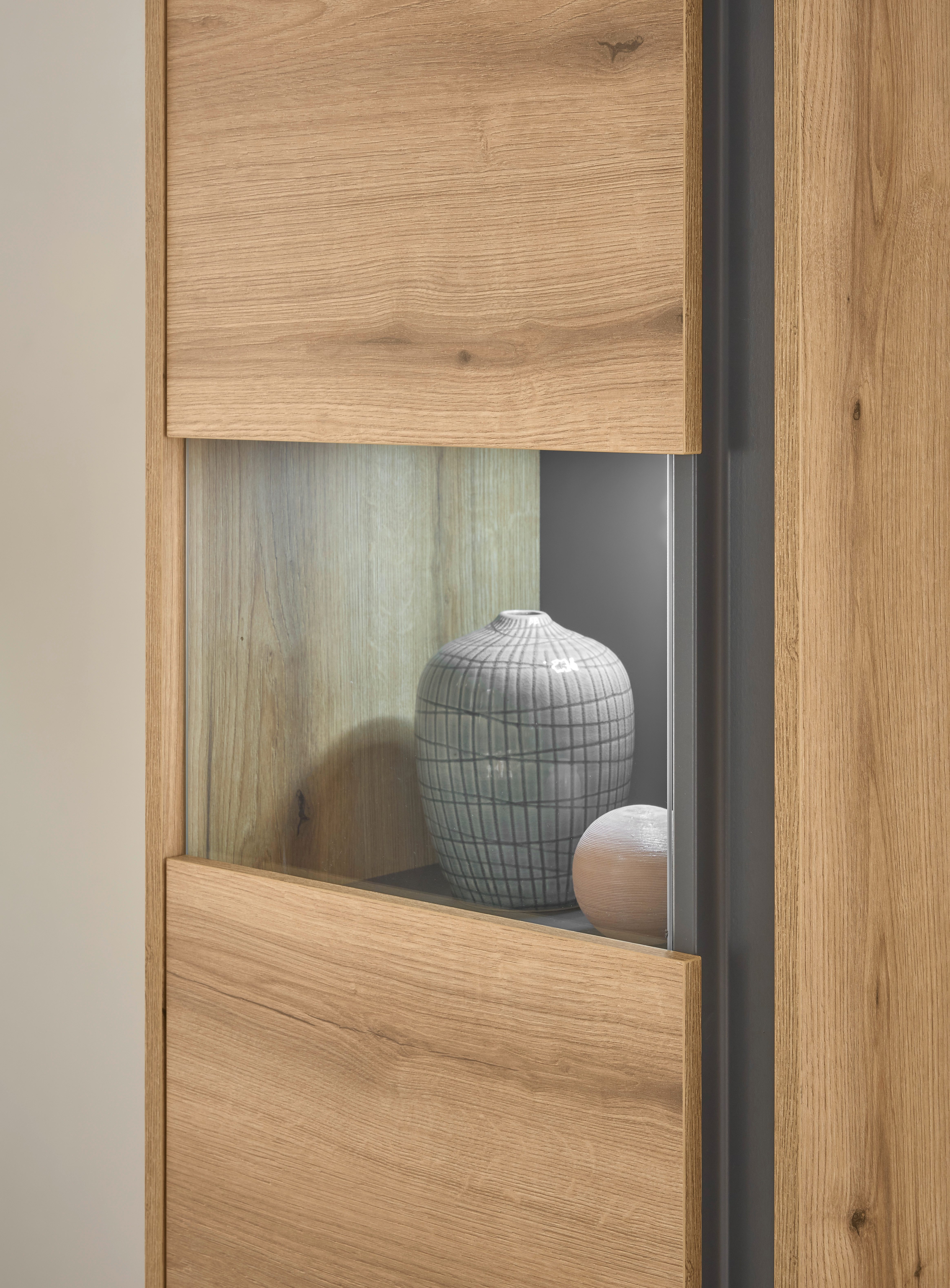 INOSIGN Vitrinekast City/Giron Hoogte ca. 155 cm