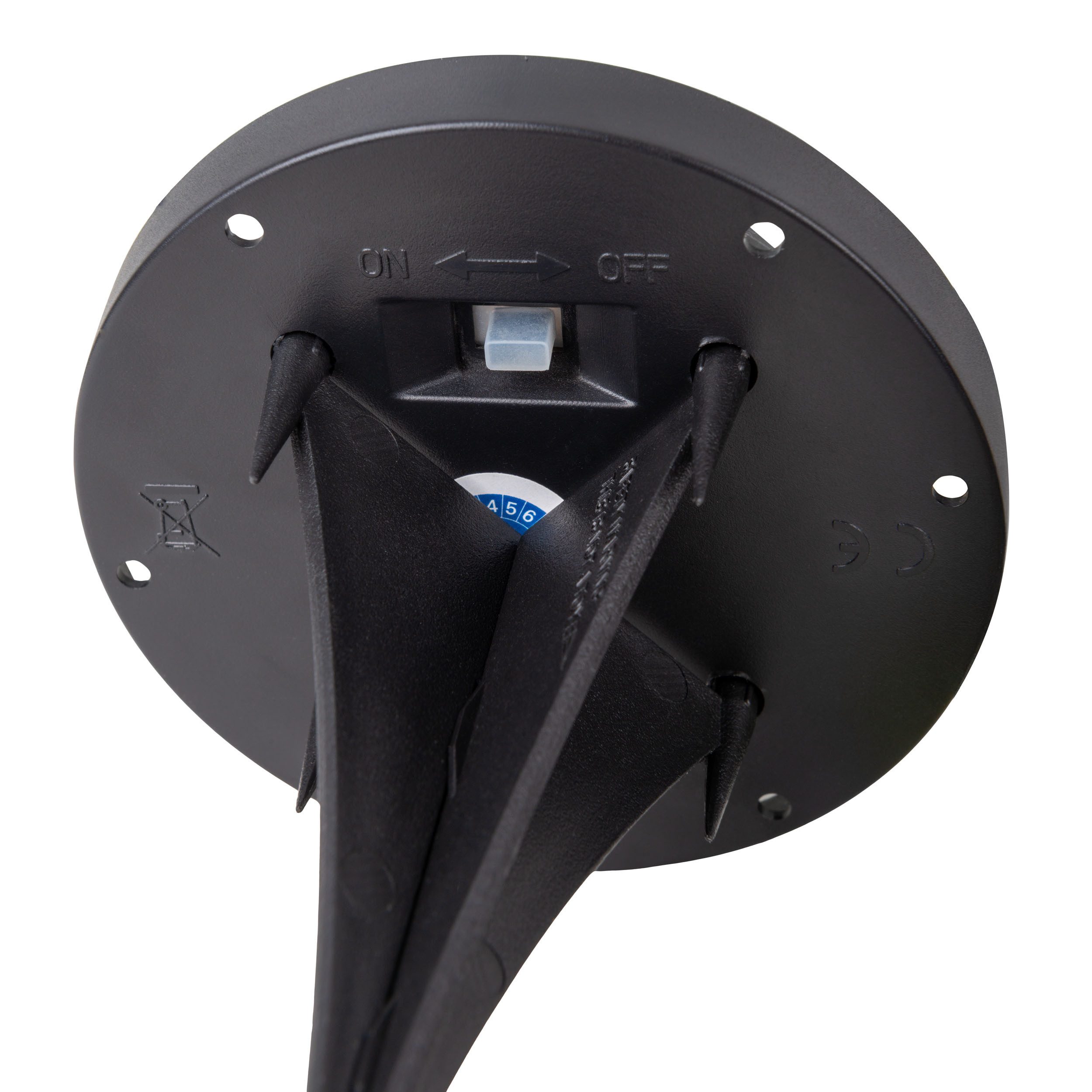 näve Led-solarlamp Guri 2-delige set led tafellamp draadloos 36x10,5 cm antraciet (2 stuks)