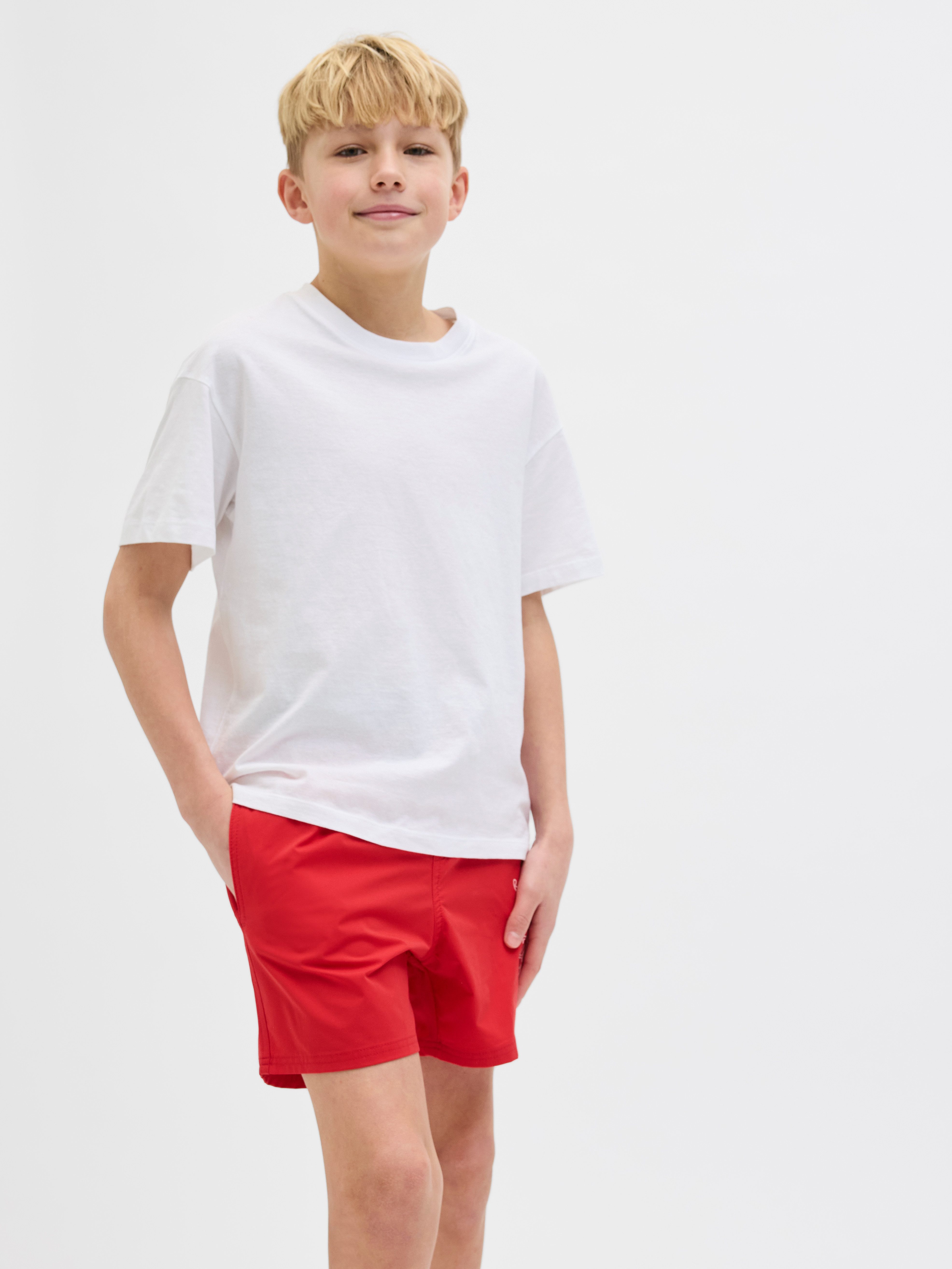 Jack & Jones Junior Zwemshort JPSTMAUI JJSWIM DOUBLE LOGO AKM SN JNR