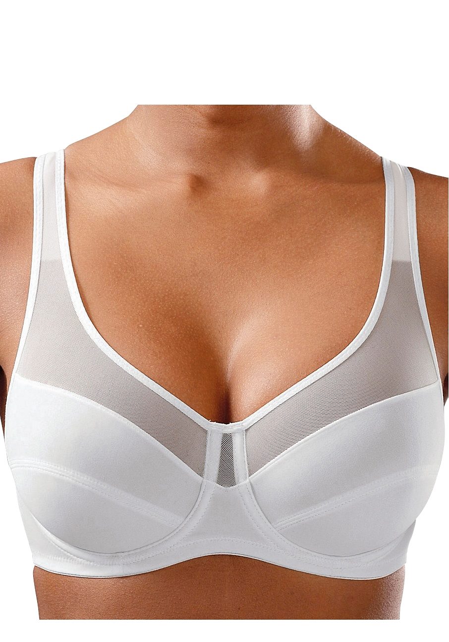 Petite fleur Beugel-bh van microtouch-materiaal (Set van 2)
