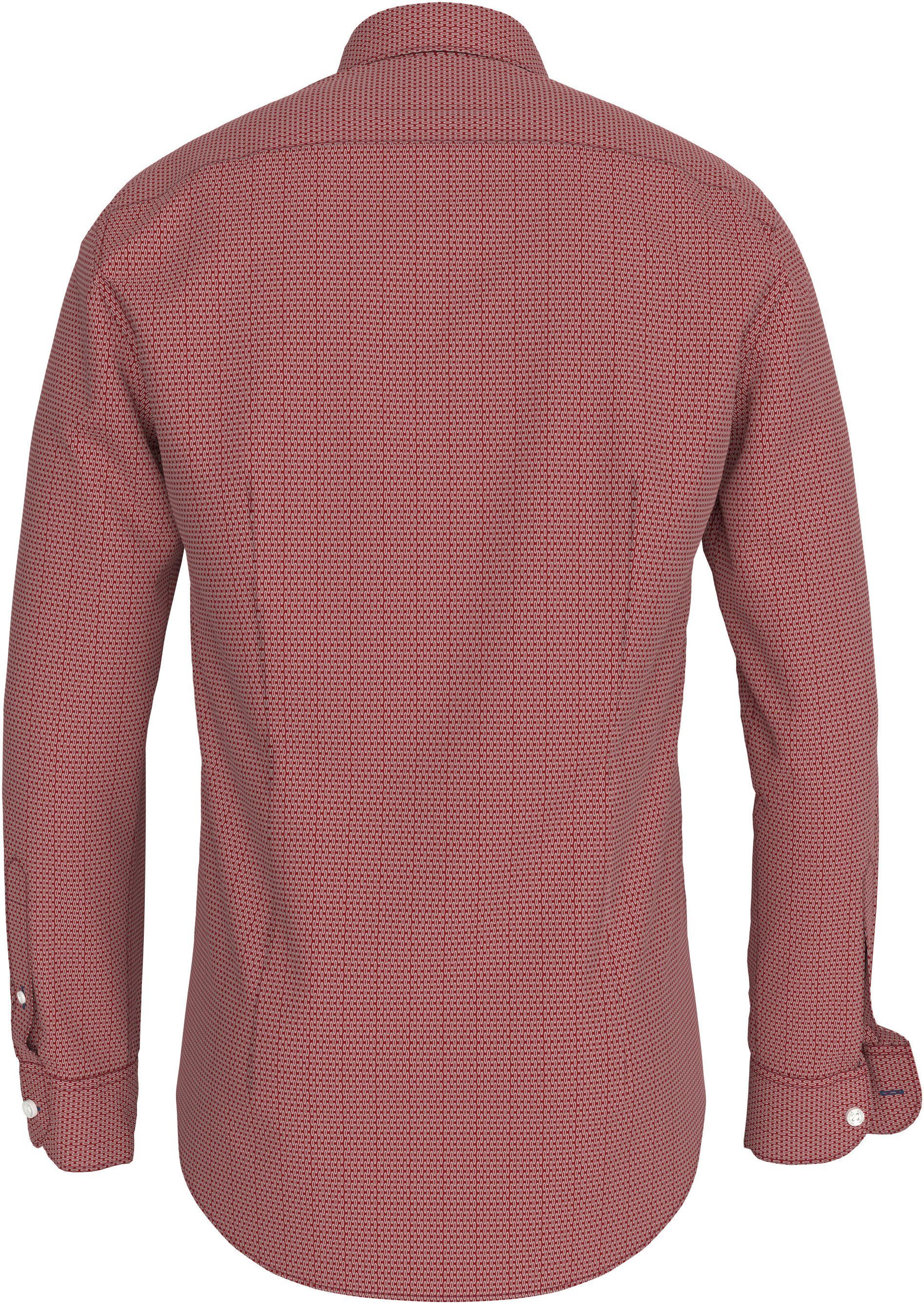 Tommy Hilfiger Businessoverhemd CL STRETCH GEO PRINT SF SHIRT