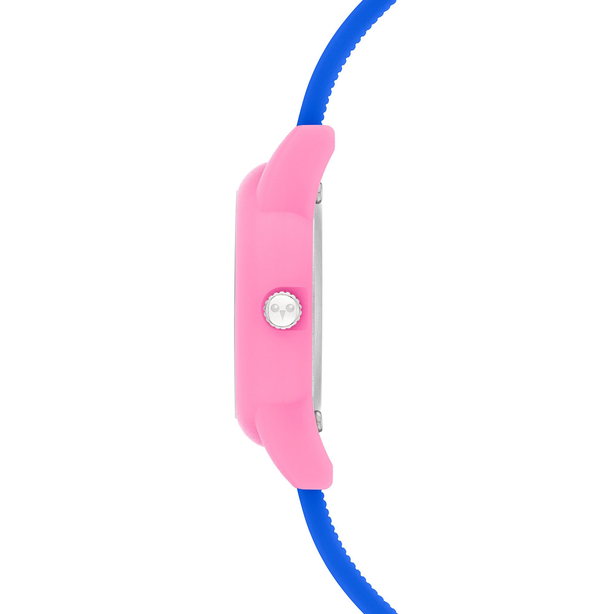 COOL TIME Kwartshorloge The Cool Blue Retro Horloge, siliconen armband, kinderhorloge, meisje, analoog