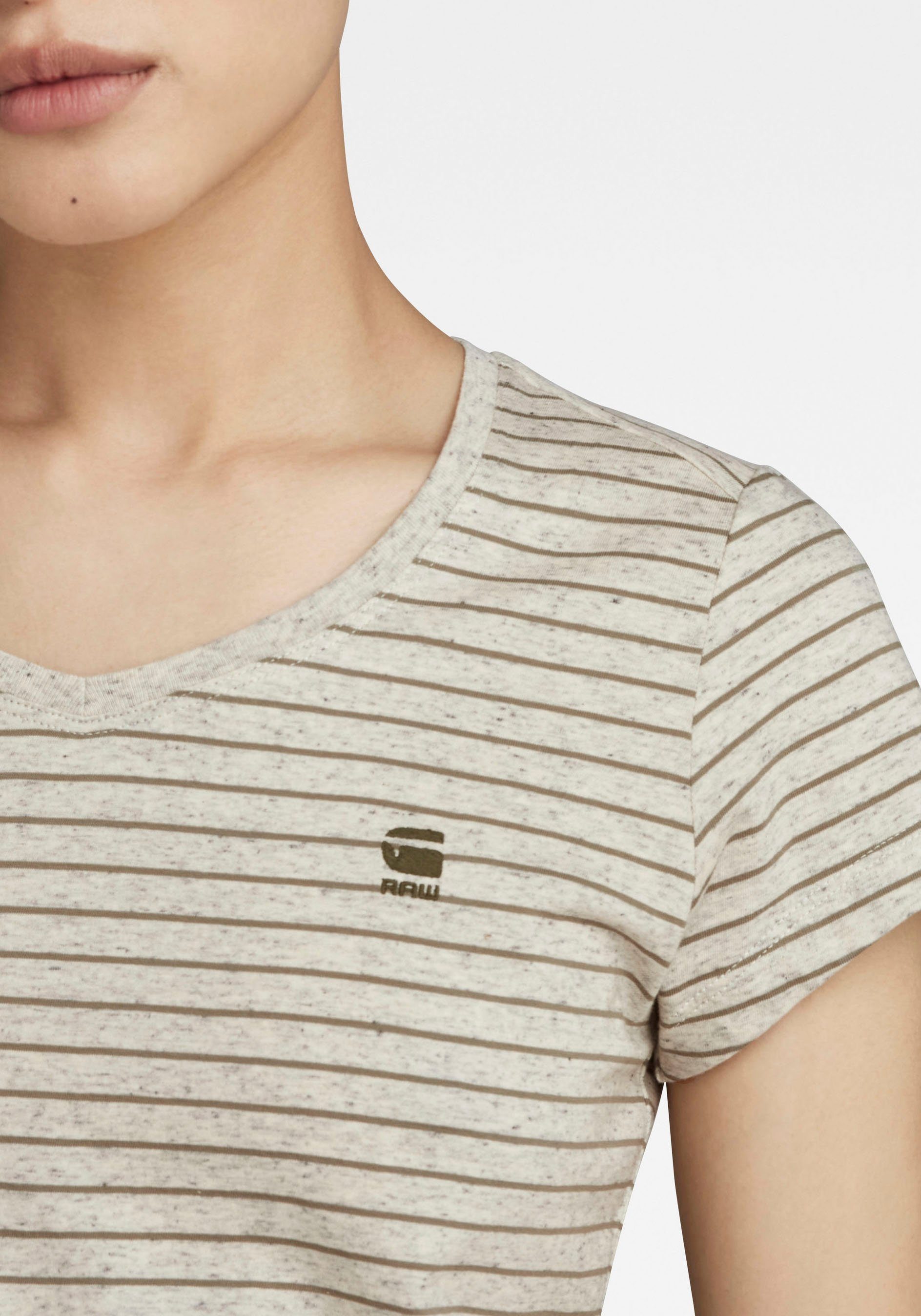 G-Star RAW Shirt met V-hals Eyben