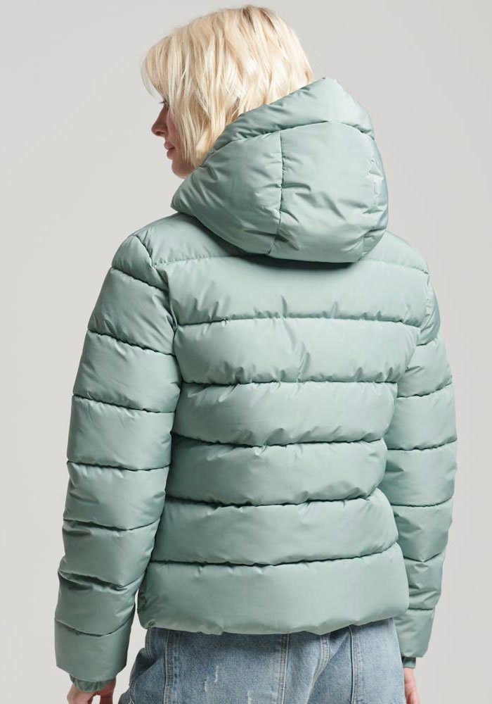 Superdry Gewatteerde jas HOODED SPIRIT SPORTS PUFFER van waterafstotend materiaal