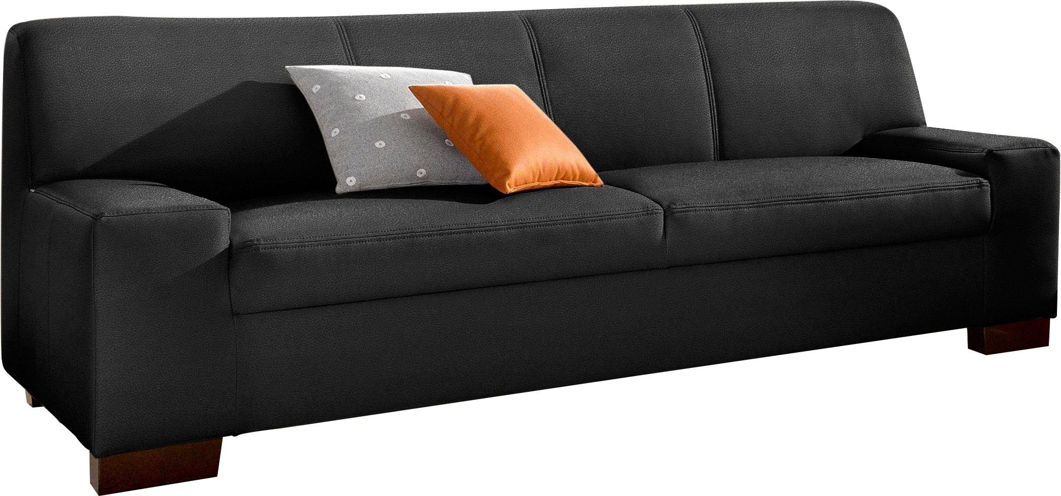 DOMO collection 2-zitsbank Norma Top, elegant en modern, platte armleuningen, comfortabel