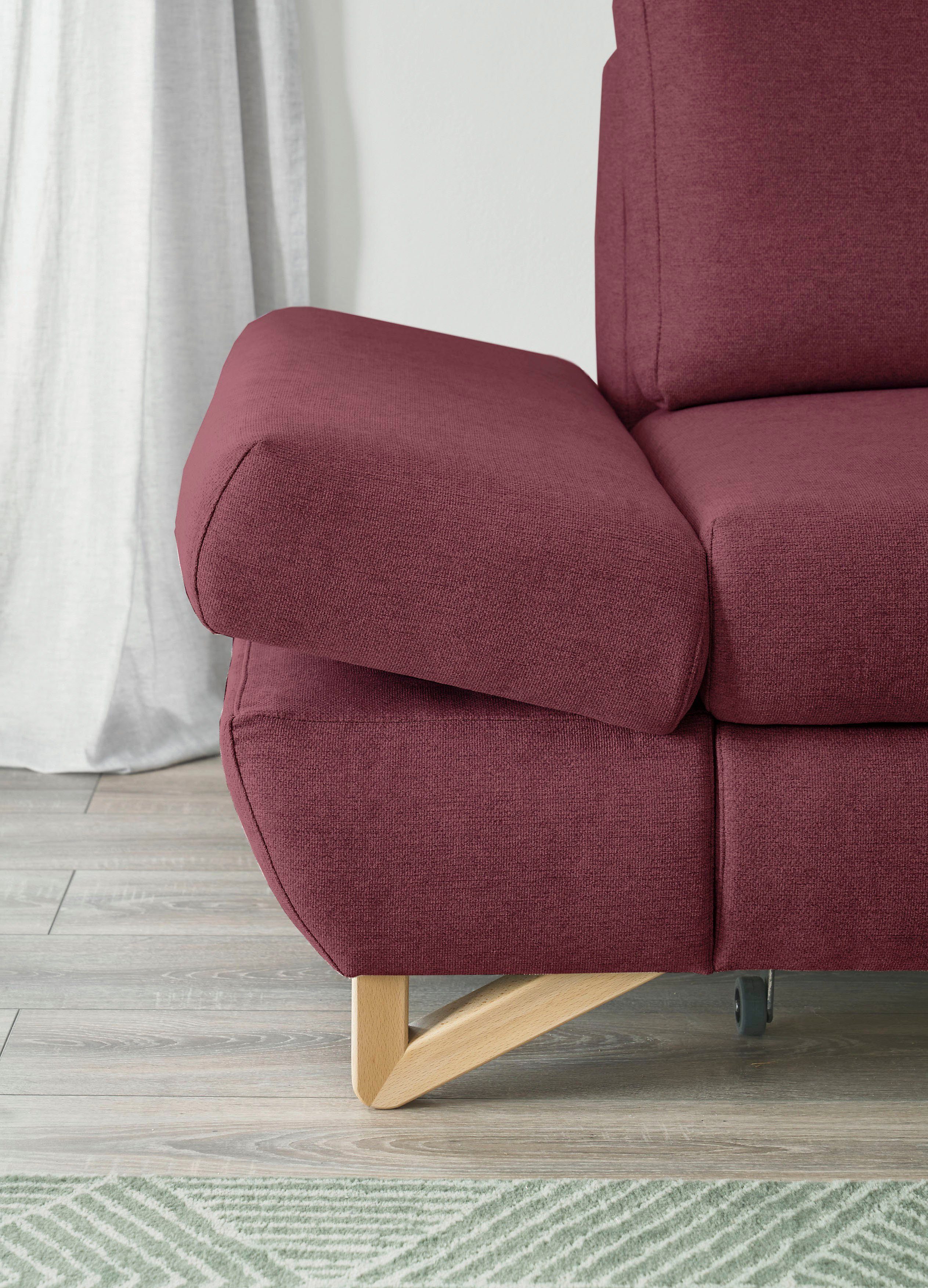 INOSIGN Slaapbank City/Giron comfortabele slaapbank (ligoppervlak 245 x 138 cm) en bedlade