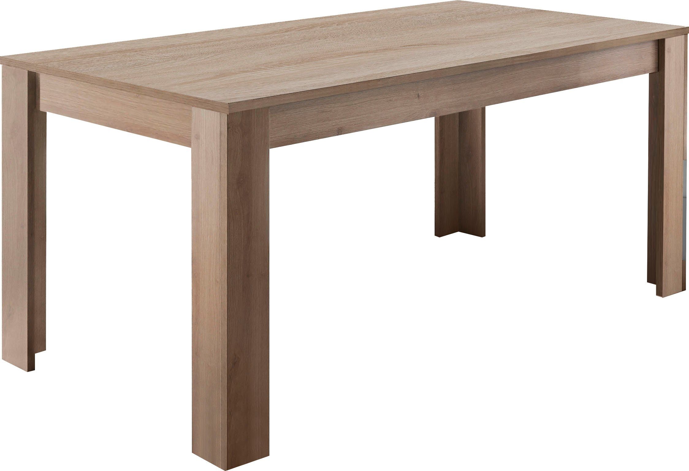 INOSIGN Eettafel Firenze , breedte 180 cm, uit te breiden met insteekblad