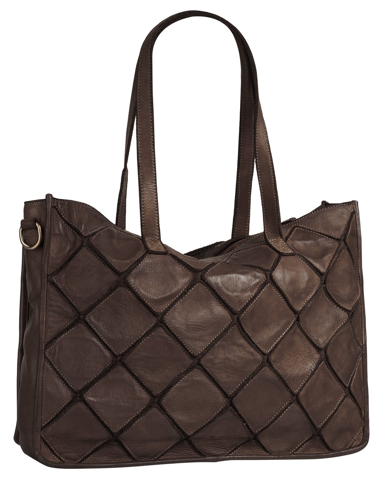 Samantha Look Shopper echt leer made in italy