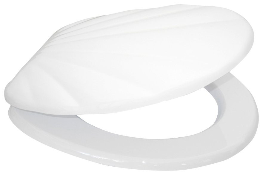 Sanilo Toiletzitting Schelp wit met soft-closemechanisme