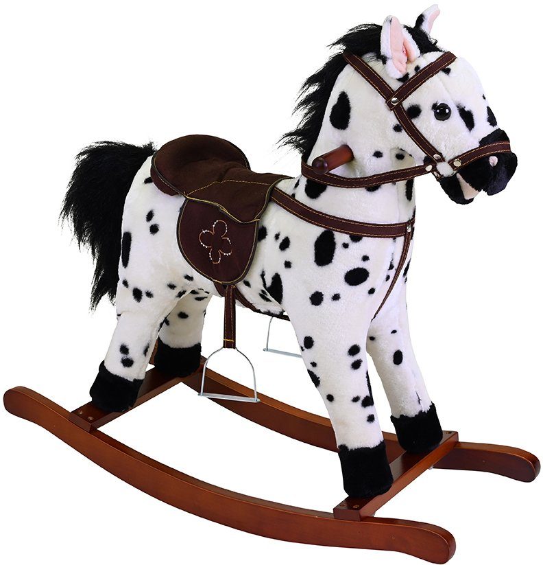 Knorrtoys® Hobbelpaard Appaloosa met geluidsfunctie