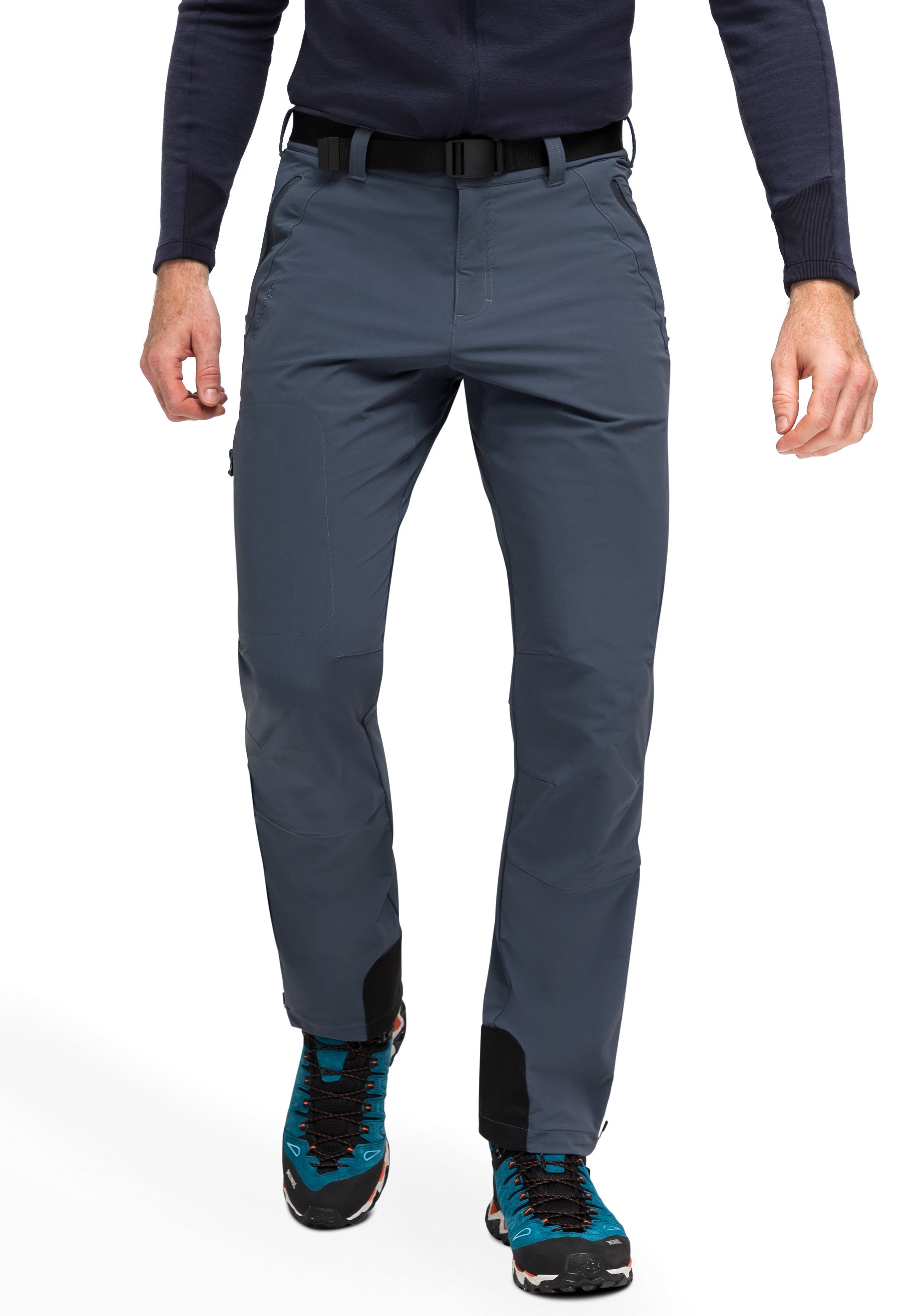 Maier Sports Functionele broek Naturno Heren outdoorbroek, robuuste trekkingbroek, 3 zakken en riem