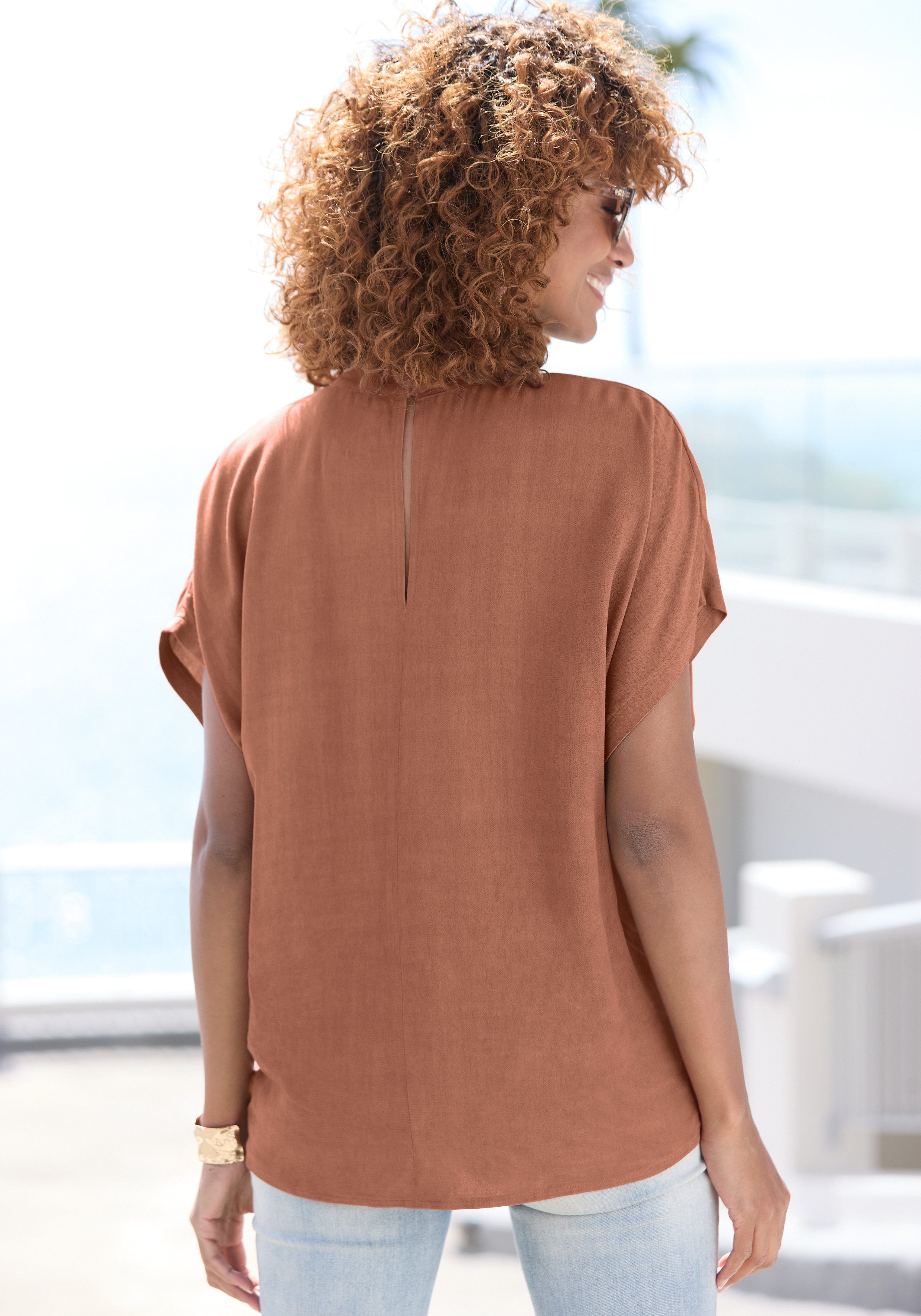 Lascana Blouse met korte mouwen
