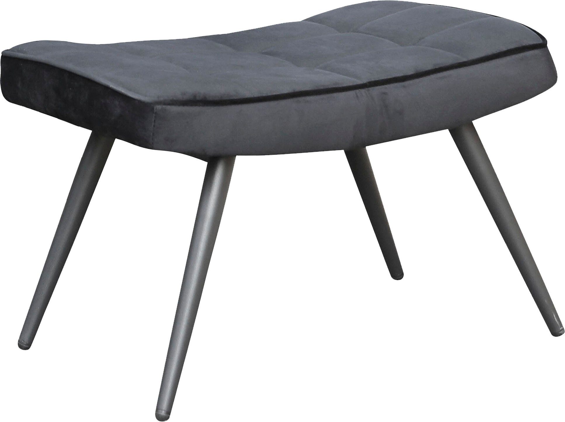 byLIVING Fauteuil Uta naar keuze met of zonder hocker, in cord, fluweel of weefstof (1 stuk)