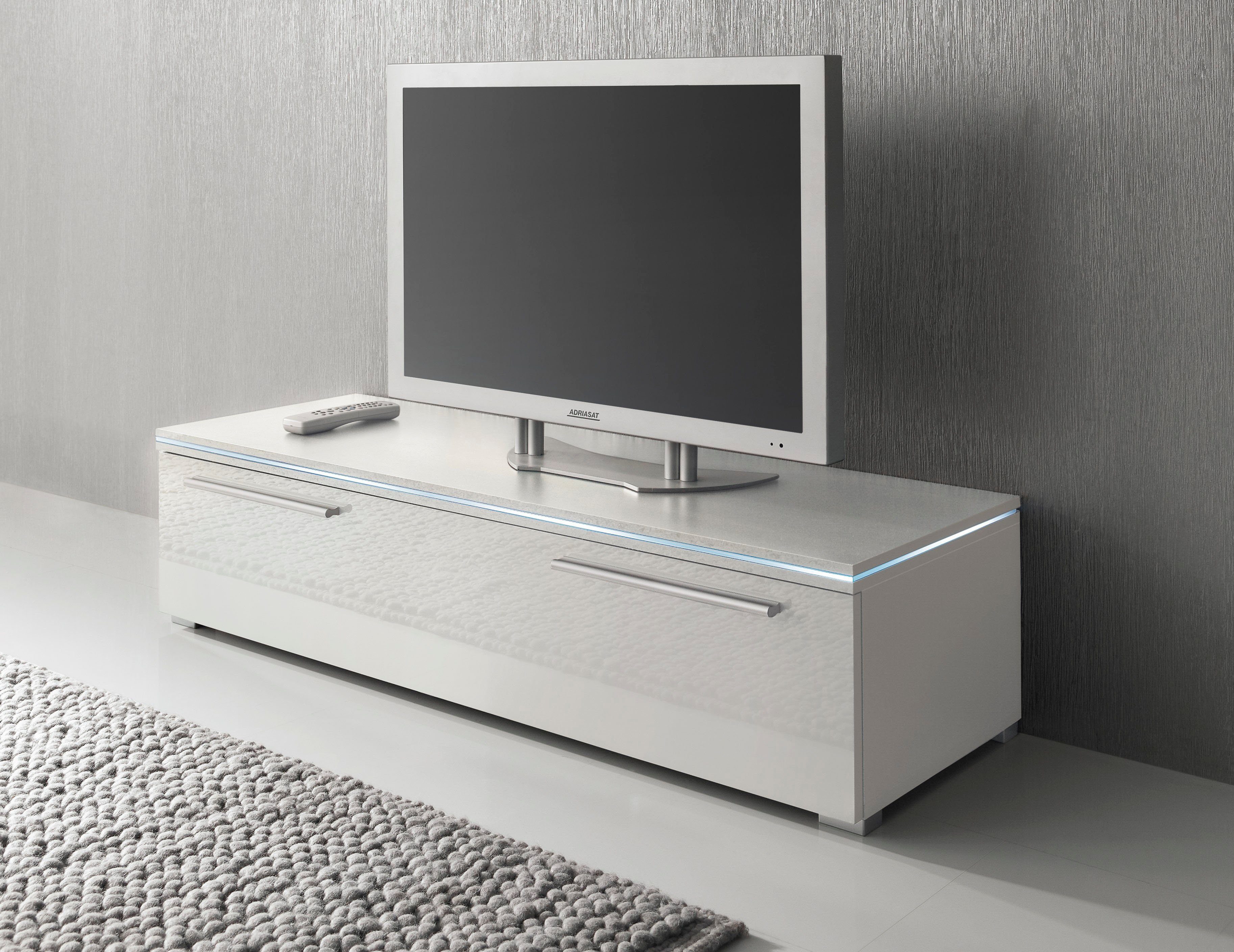 Höltkemeyer Tv-meubel Line Breedte 120 cm lowboards wit