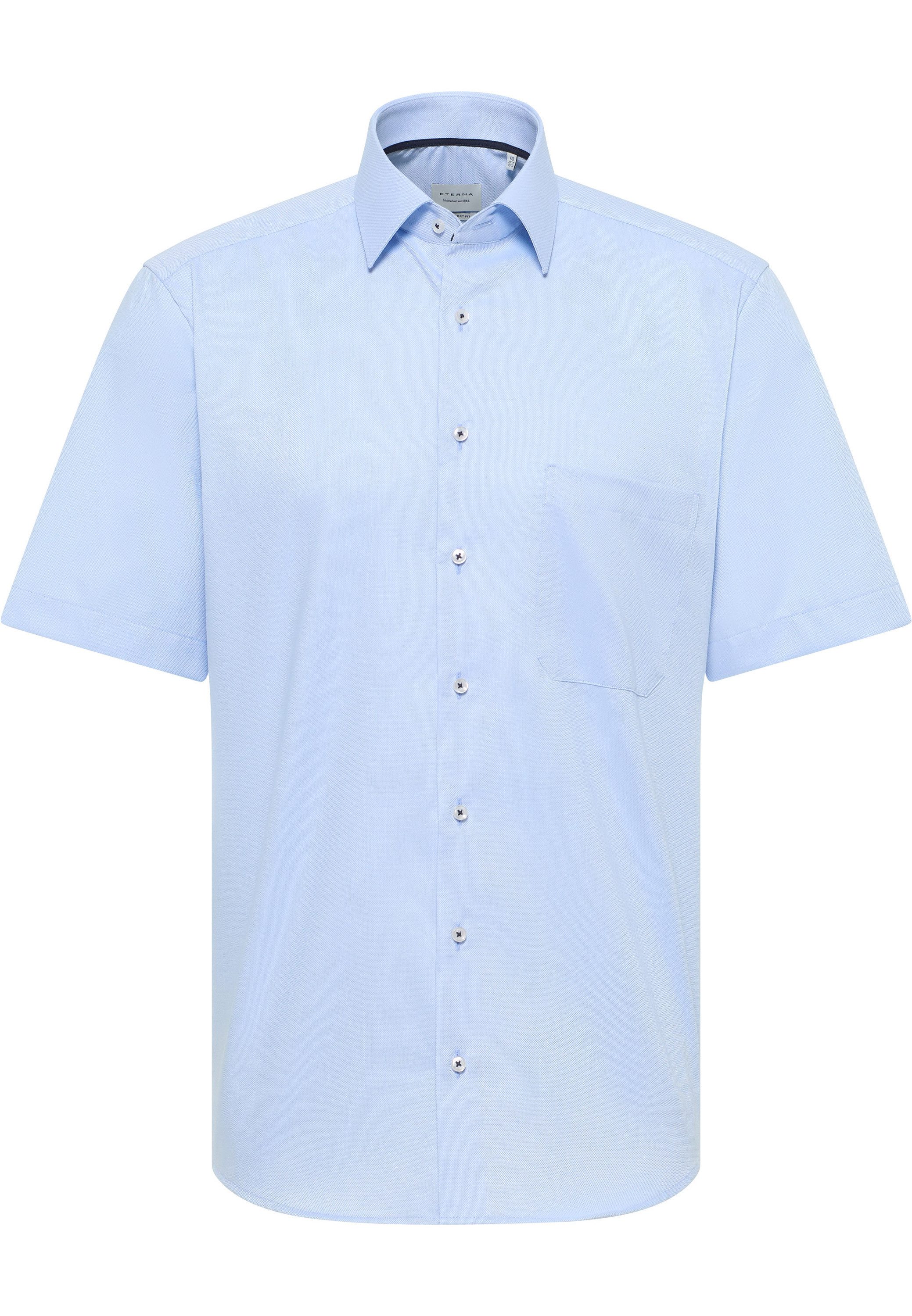 Eterna Overhemd met korte mouwen Comfort fit