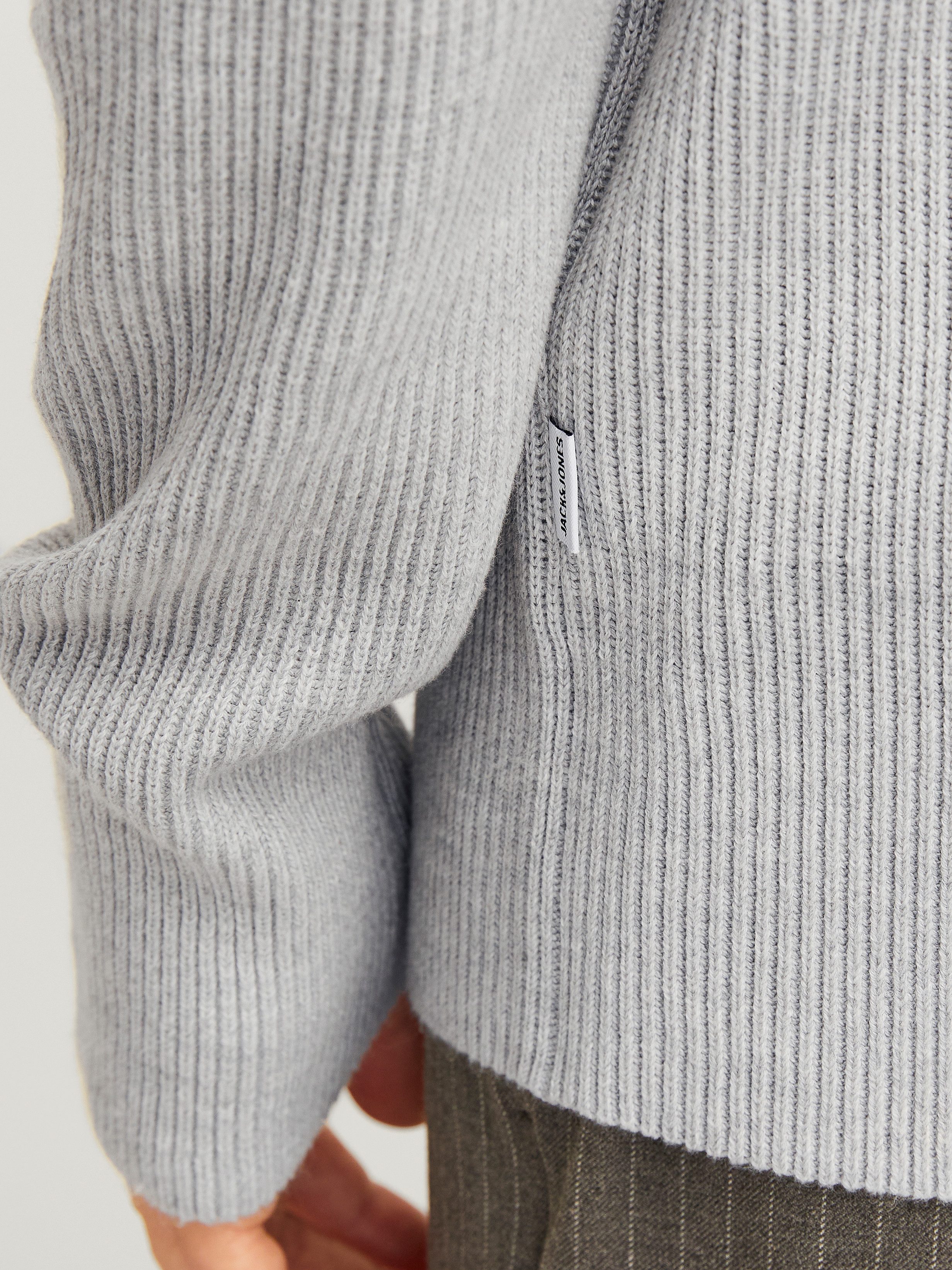 Jack & Jones Trui met ronde hals JJEPERFECT – Trui met onderhoudsvriendelijke kwaliteit structure fit