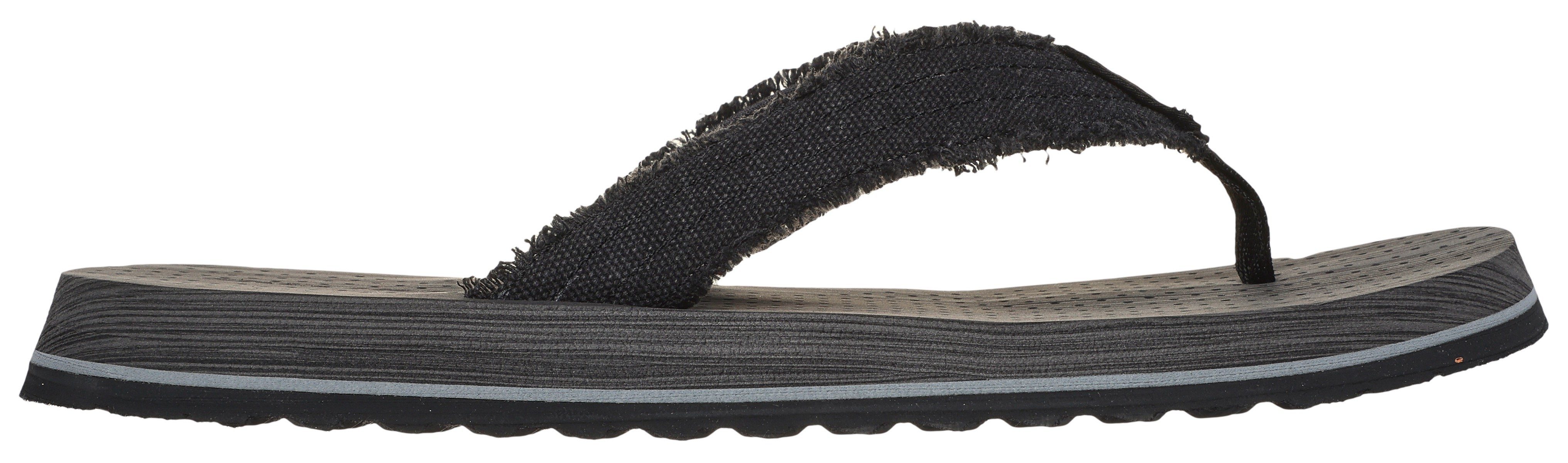Skechers Teenslippers TANTRIC-FRITZ zomerschoen, slippers, badschoen, zwemschip, met zachte tussenstuk voor de tenen