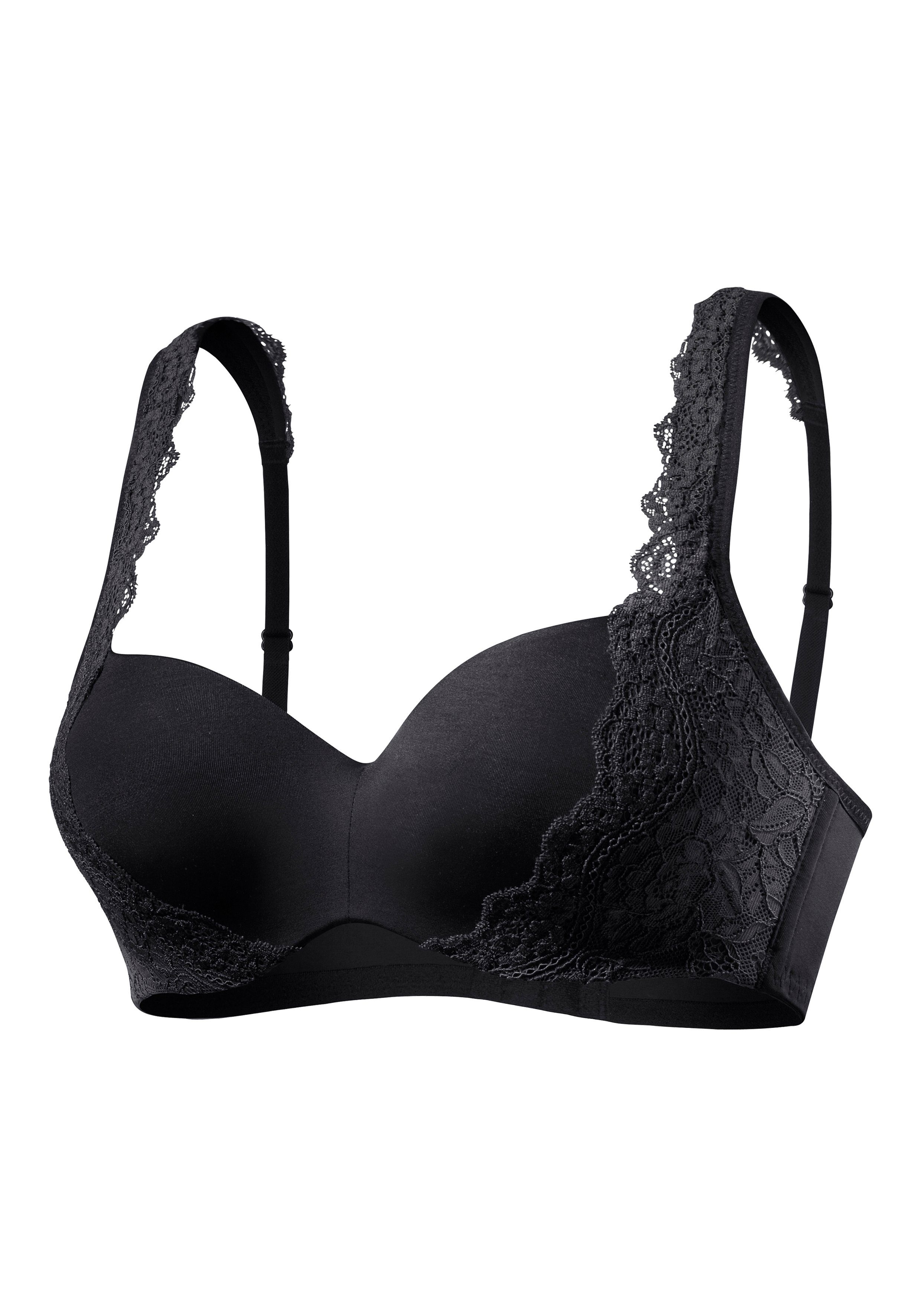Nuance Bh met steuncups Optimizer met beugel en fijne jacquardkant, dessous
