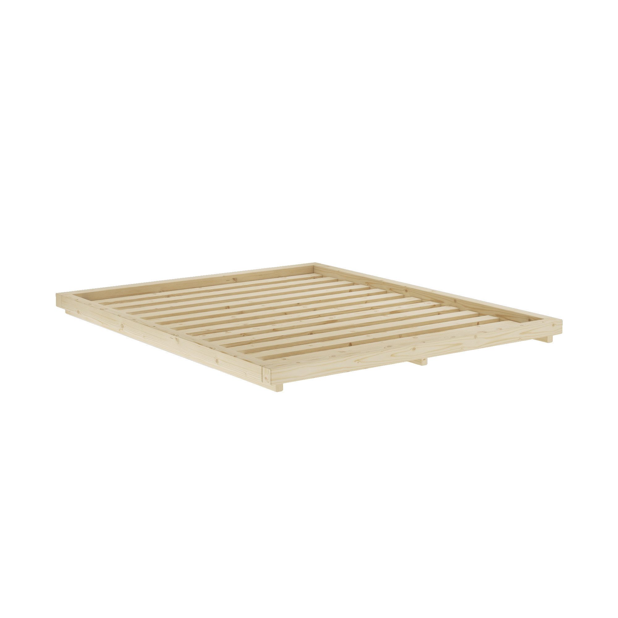 Karup Bedframe DOCK BED, futonbed, massief houten bed, bed zonder matras Bed met lattenbodem, van FSC® gecertificeerd grenen, meerdere maten