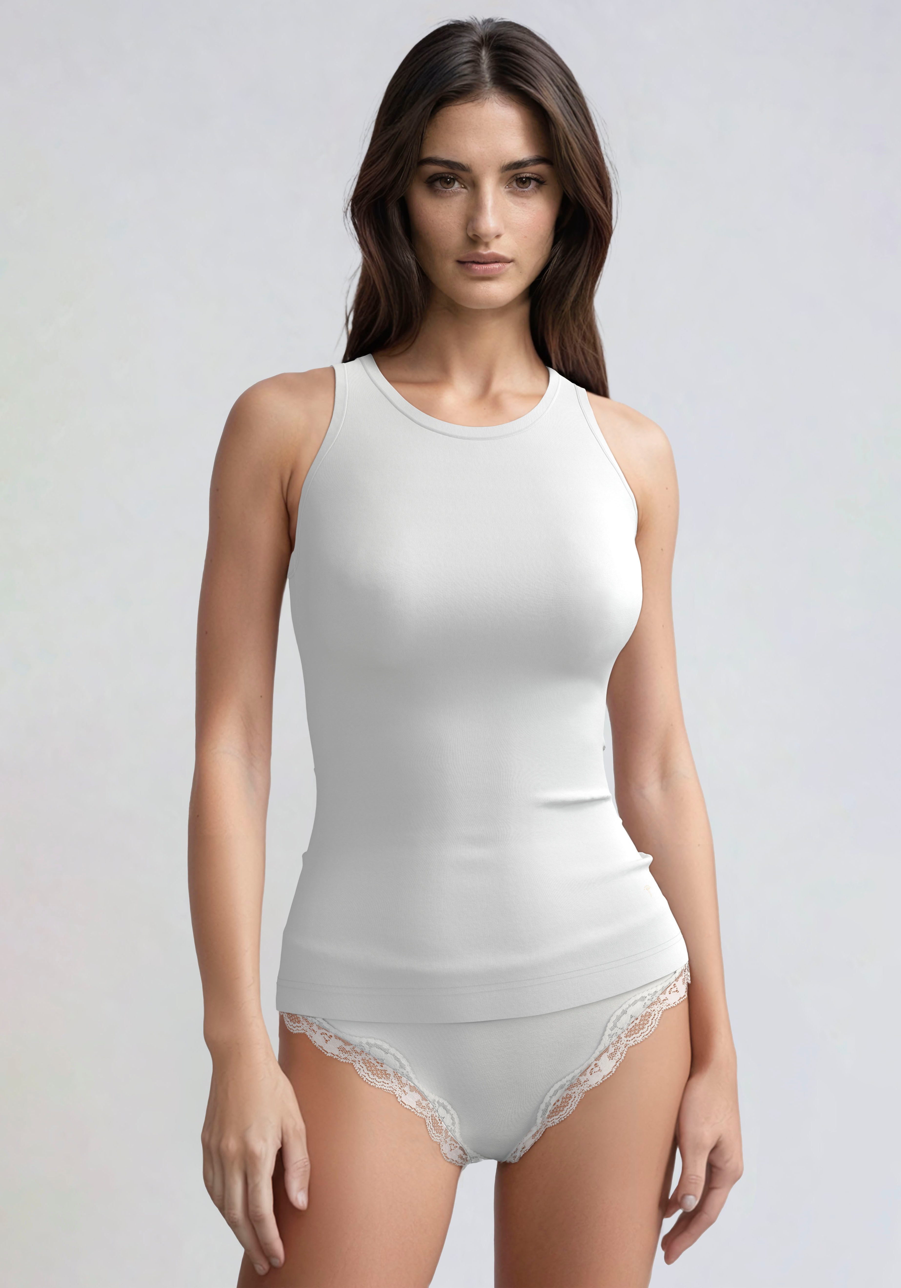 OTTO JOOP! Slip Pure met decoratieve kantbies (Set van 2) dames slips maat 44 wit
