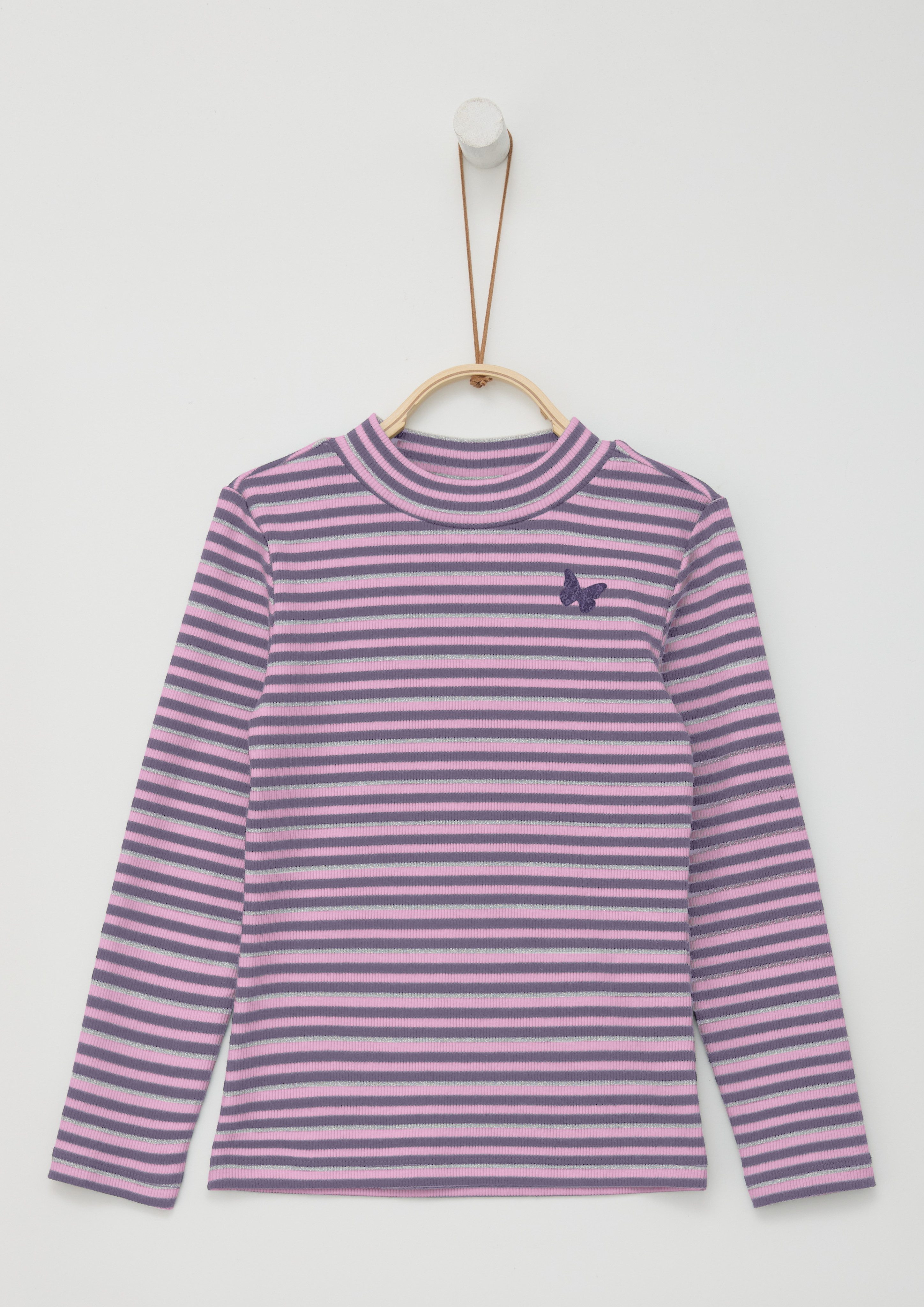 s.Oliver RED LABEL Junior Shirt met lange mouwen met gestreept patroon