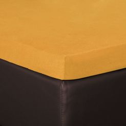 bettwarenshop hoeslaken topmatras hoeslaken elastisch met goede pasvorm (1 stuk) geel