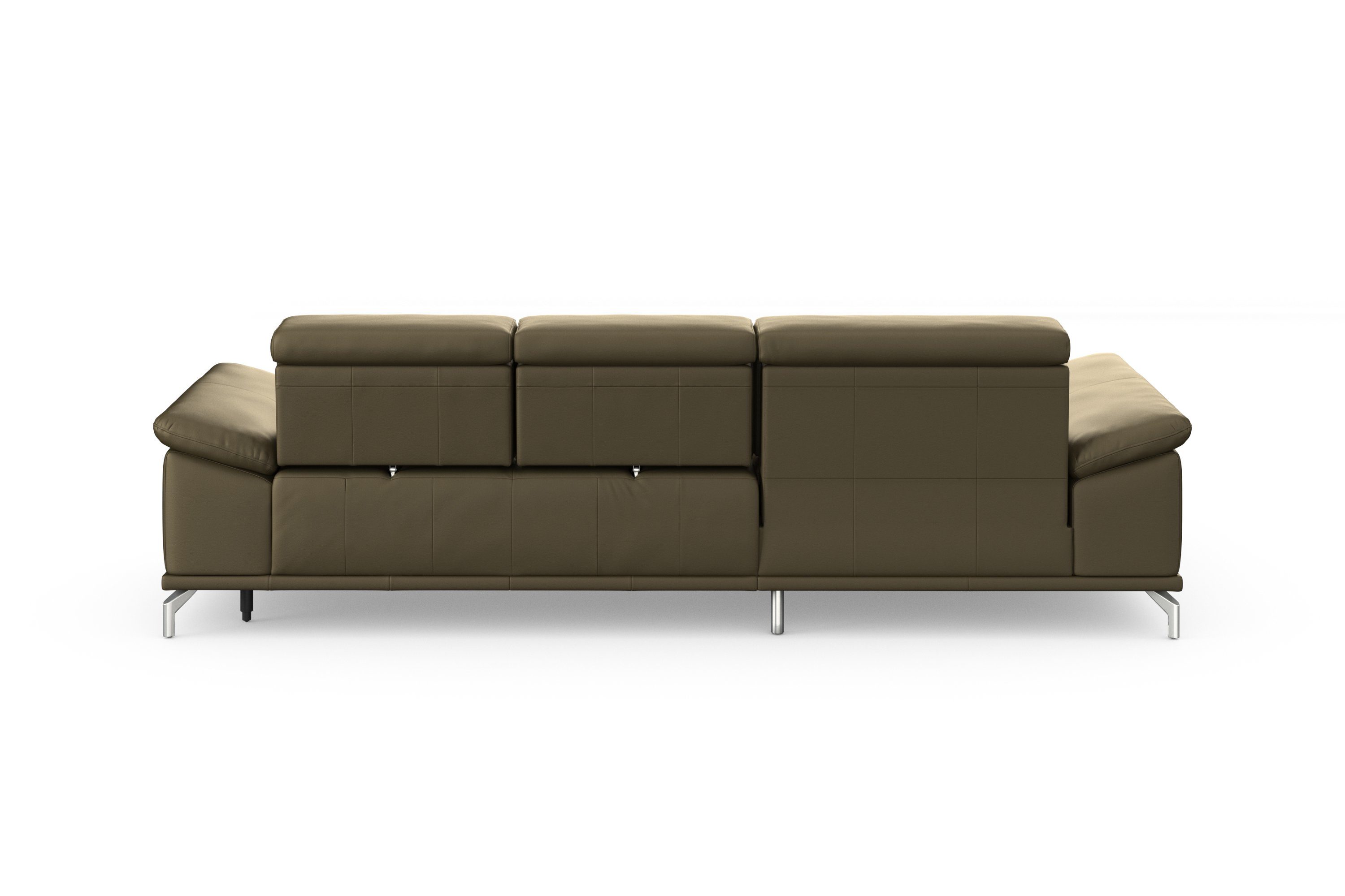 sit&more Hoekbank Cabrio L-vorm, met zitdiepteverstelling, arm- en hoofdsteunverstelling