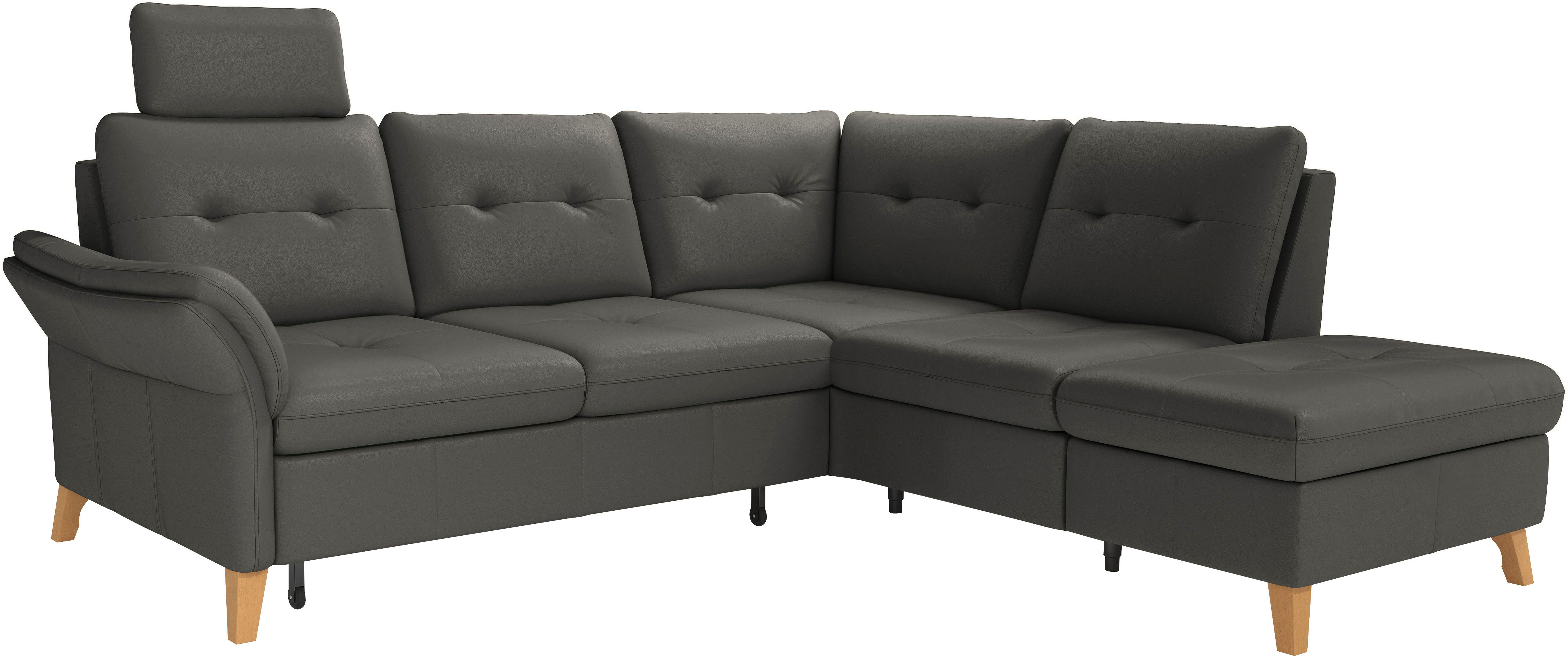 sit&more Hoekbank Göteborg inclusief zitdiepteverstelling, optioneel met bedfunctie & bedlade