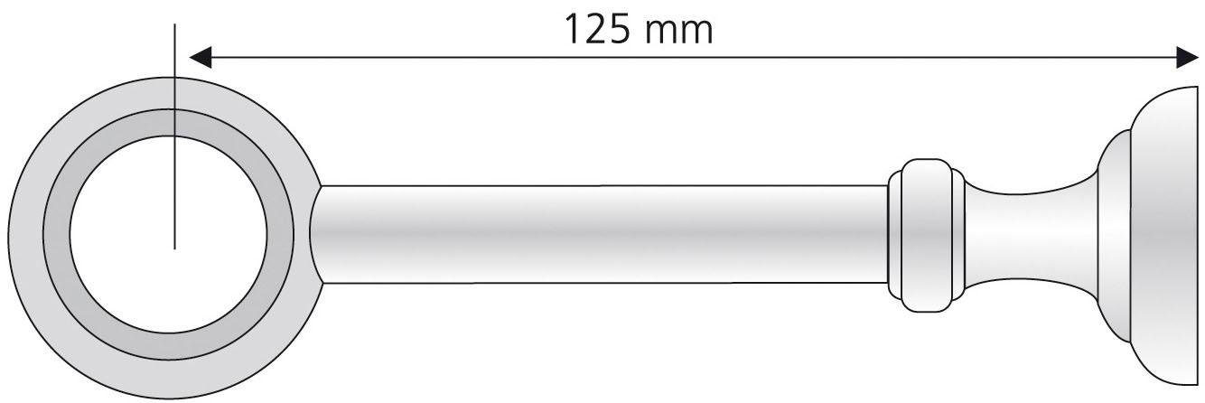 Liedeco Bandjes Thüringen voor gordijnroeden ø 28 mm (1 stuk)