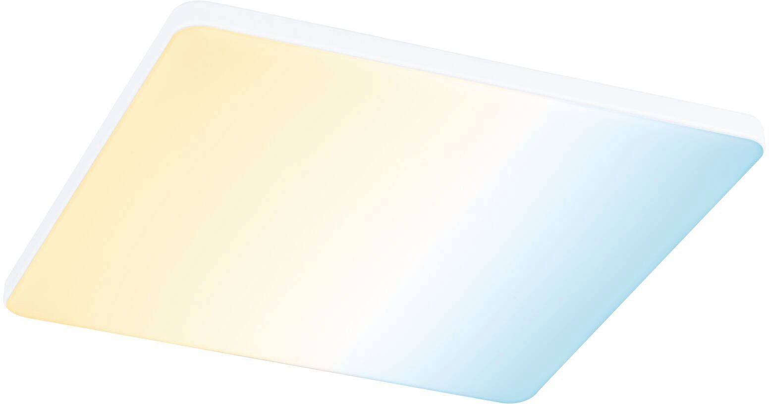 Paulmann Ledinbouwlamp Veluna VariFit Edge IP44 vierkant 200x200mm 1400lm dimbaar LED inbouwpaneel ZigBee, app bestuurbaar, tunable white zwart (1 stuk)