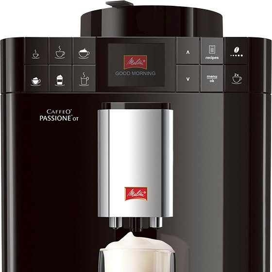 Melitta Volautomatisch koffiezetapparaat Passione® One Touch F53/1-101, zilverkleur, One-touch-functie , per kopje precies de juiste hoeveelheid versgemalen bonen