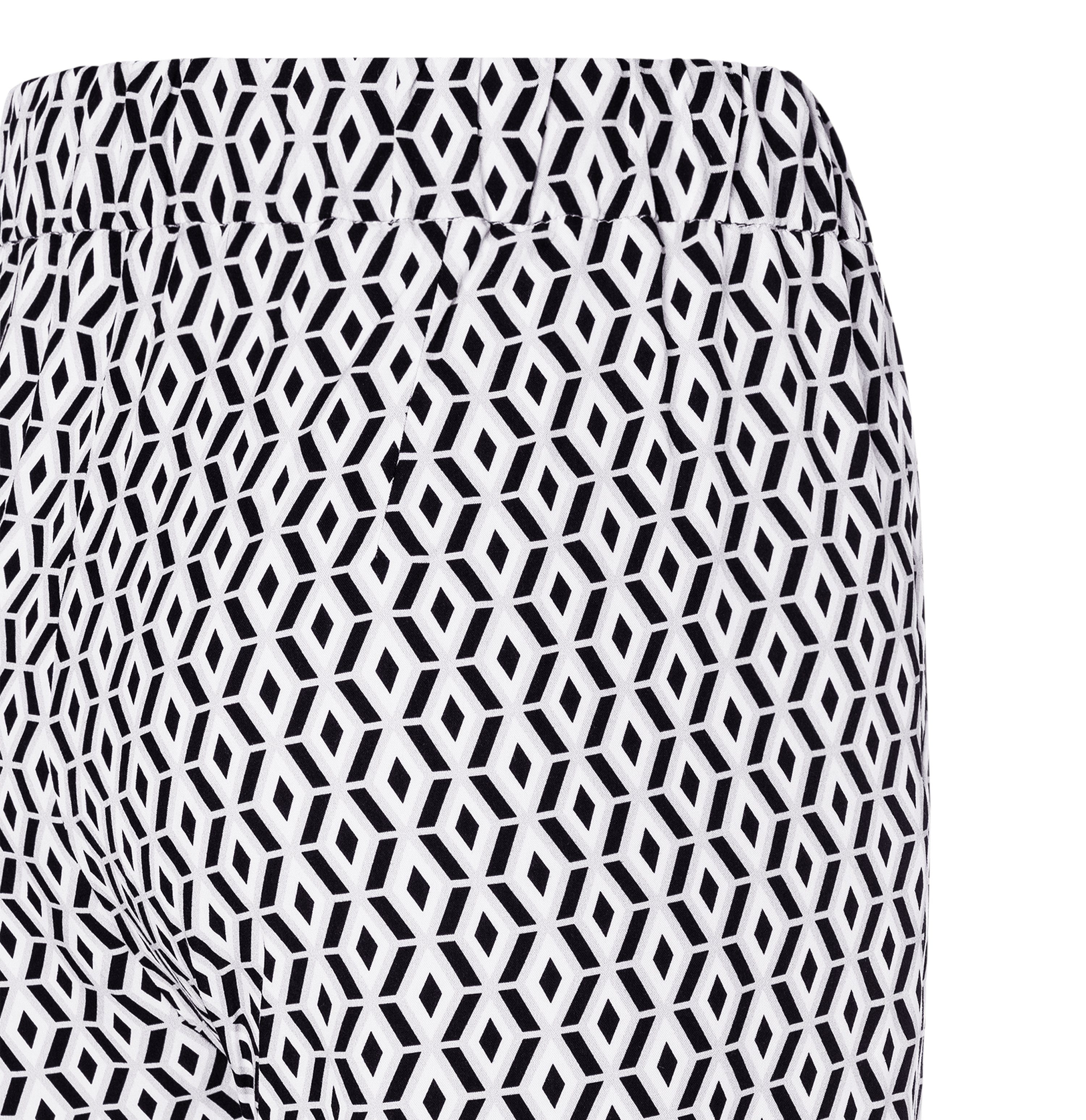 MAC 3 4 broek Chiara Cropped met wijde rechte pijp