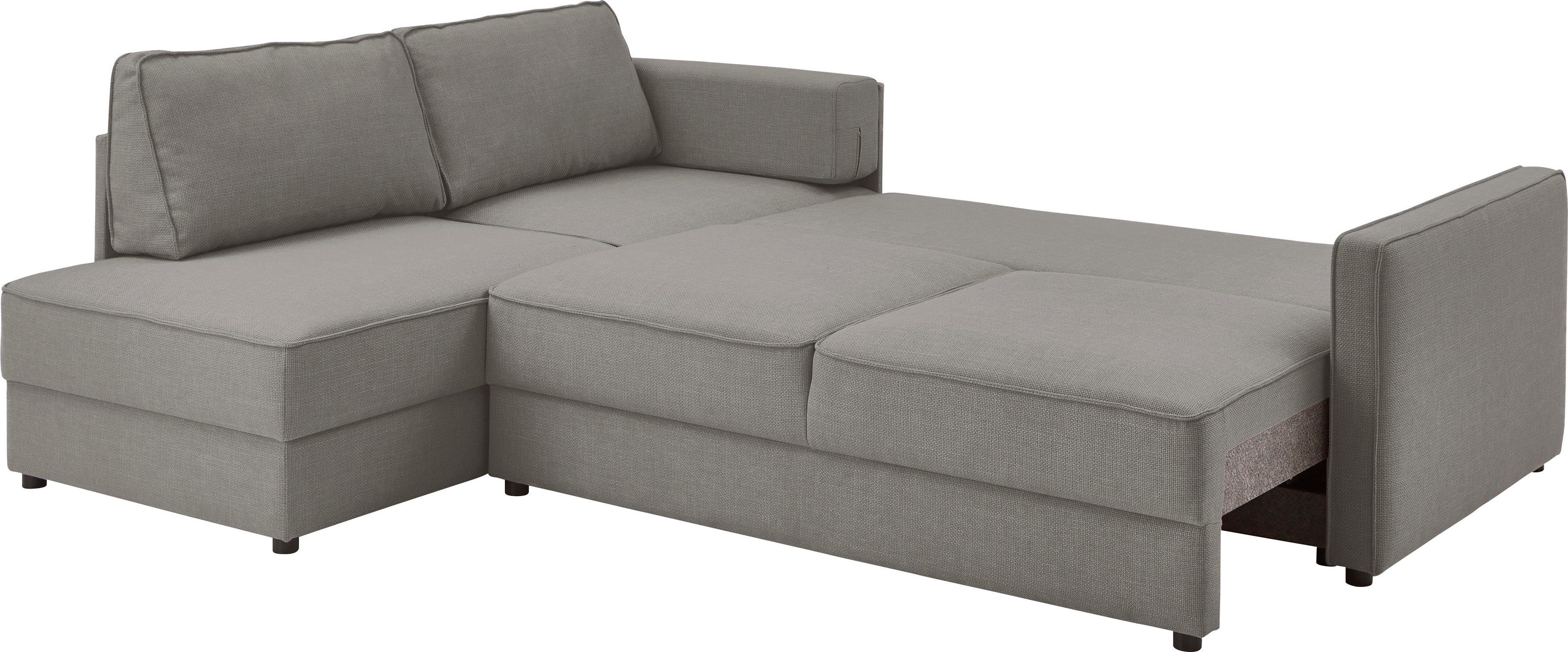 ATLANTIC home collection Slaapbank Chill Hoekbank met slaapfunctie en bedlade