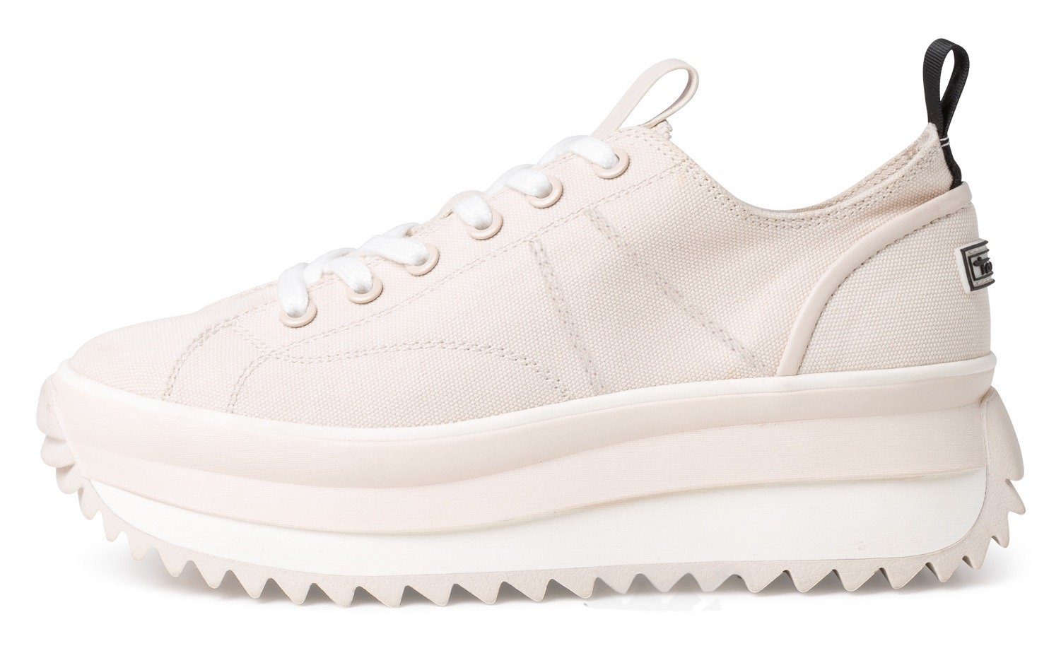 Tamaris Plateausneakers MILENA vrijetijdsschoen, lage schoen, veterschoen met touch-it-uitrusting