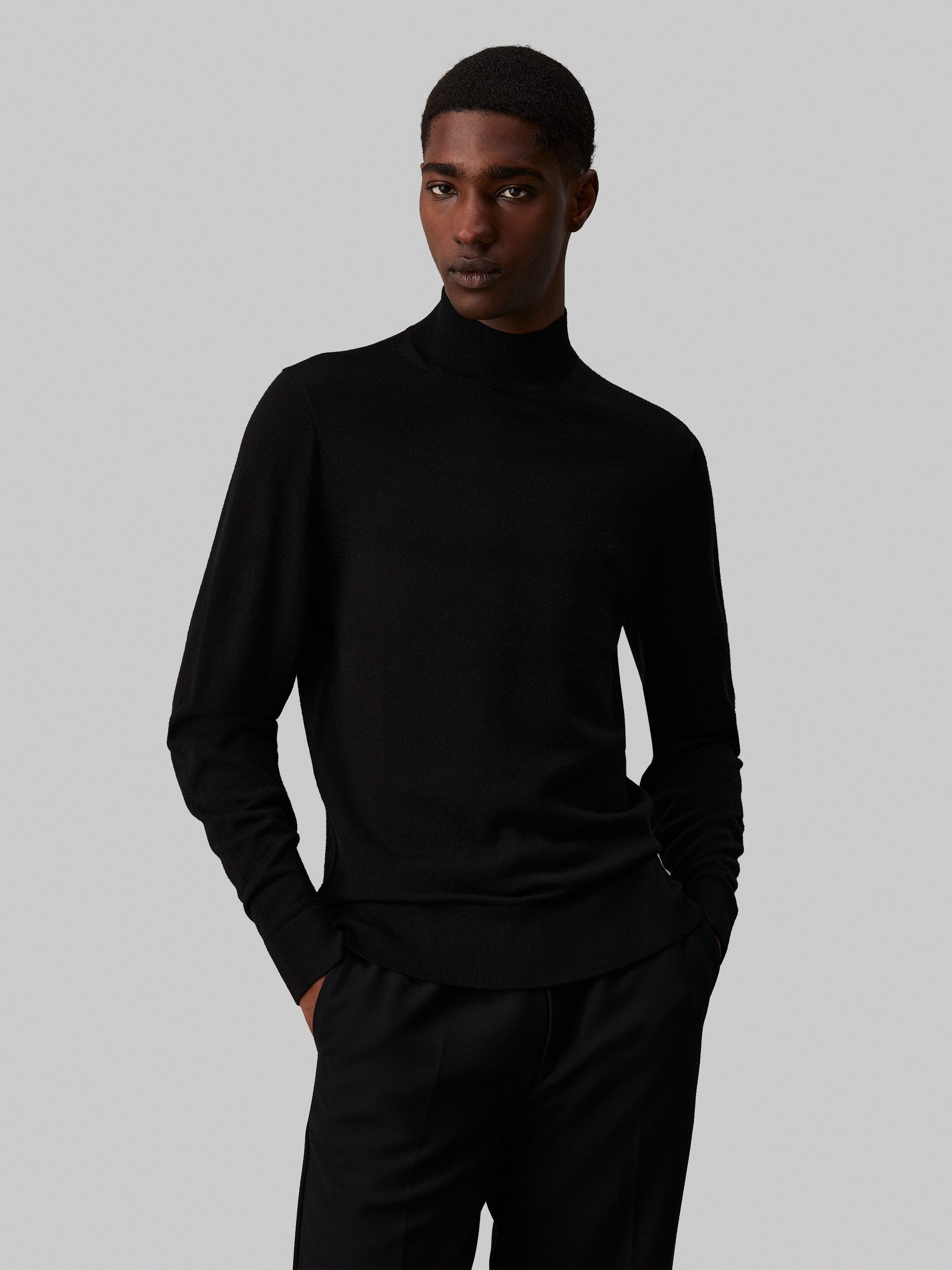 Calvin Klein Coltrui MERINO MOCK NECK SWEATER