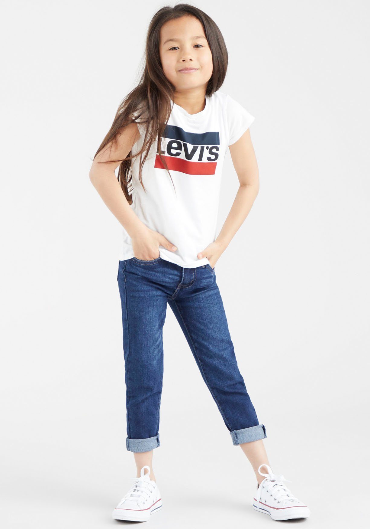 levi's kidswear t-shirt for girls wit