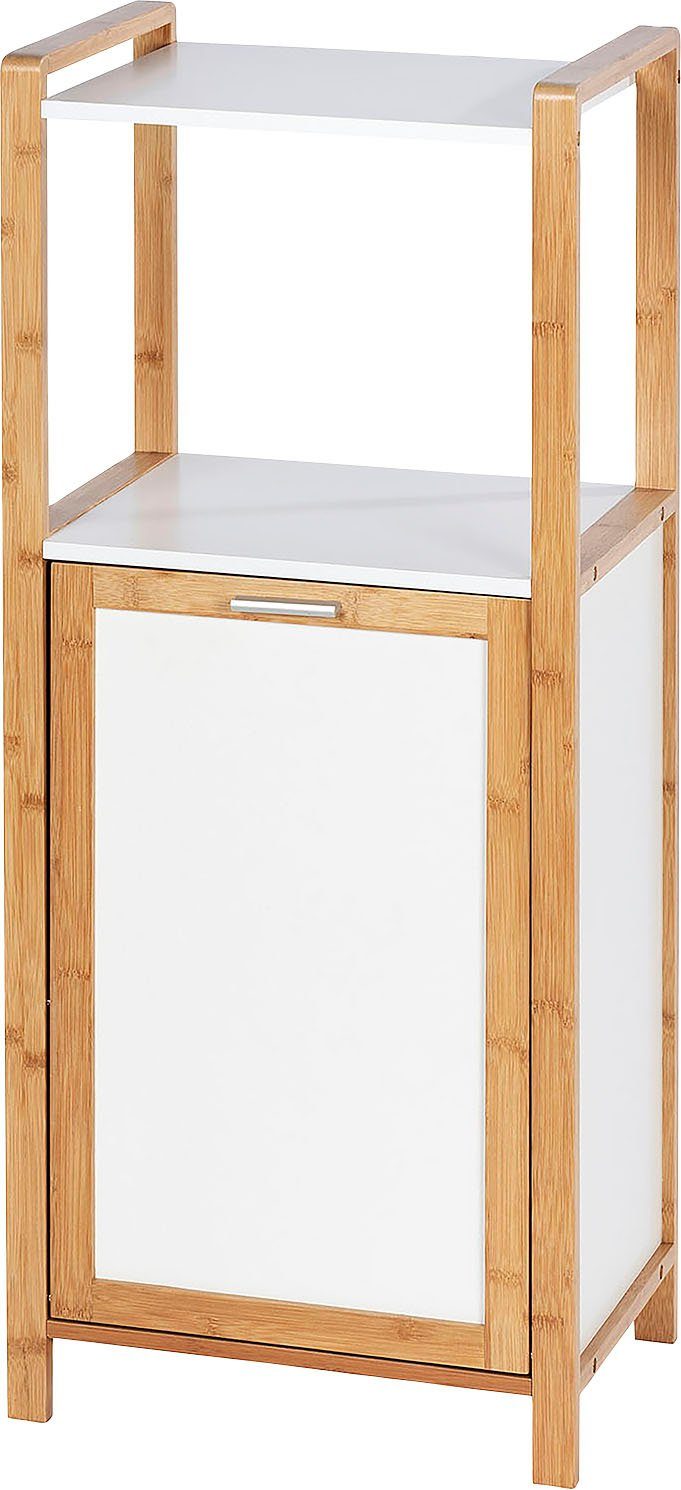 WENKO Stellingkast Finja 2 legplanken & geïntegreerde wasmand