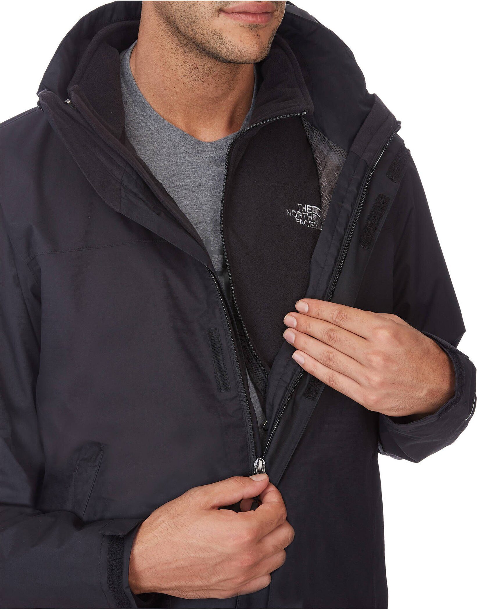 The North Face Functioneel 3-in-1-jack EVOLVE II TRICLIMATE Winterjack waterdicht & windafstotend & ademend (set, 2 stuks)