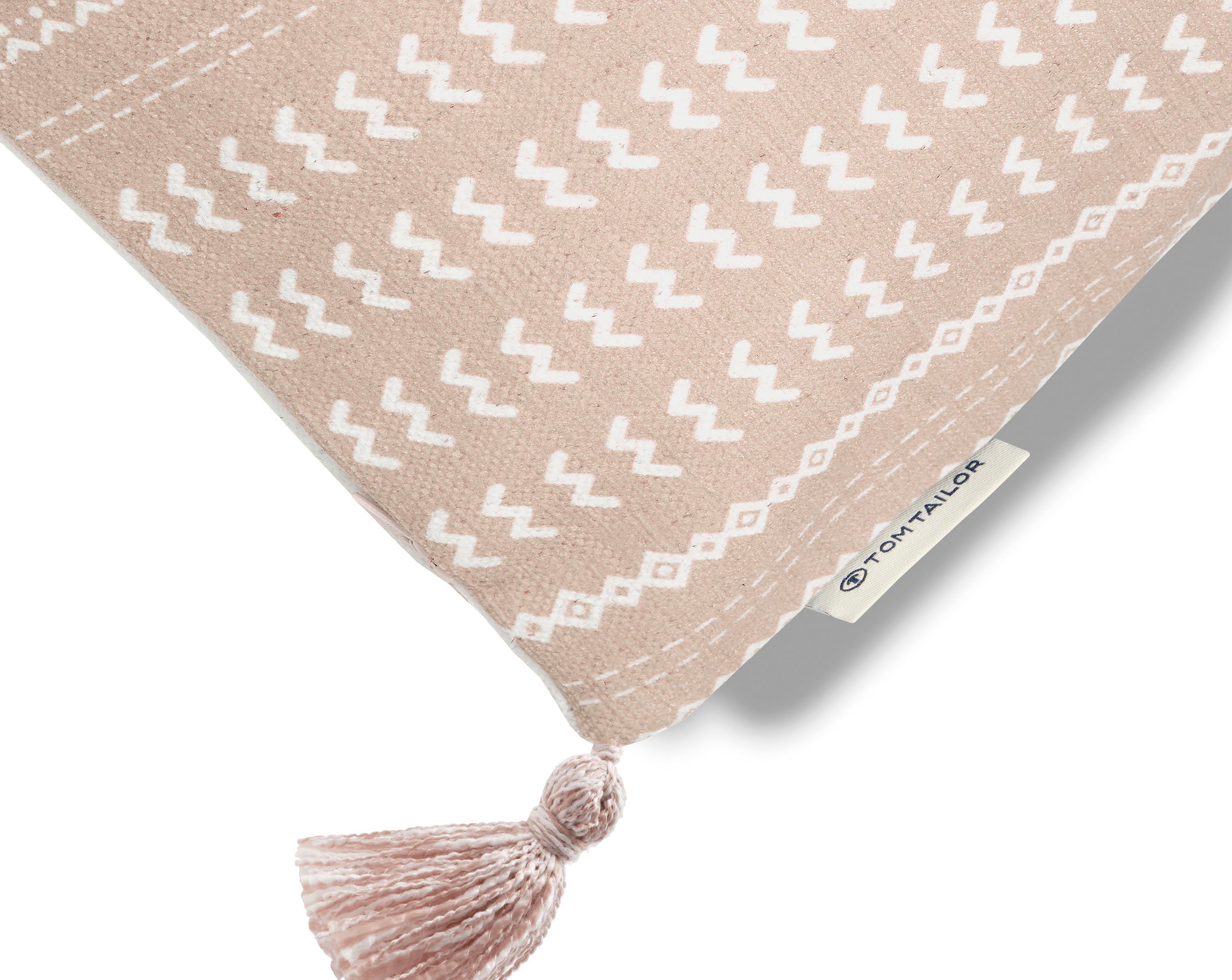 TOM TAILOR HOME Kussenhoezen Minimal Ethno in moderne boho-stijl (1 stuk)