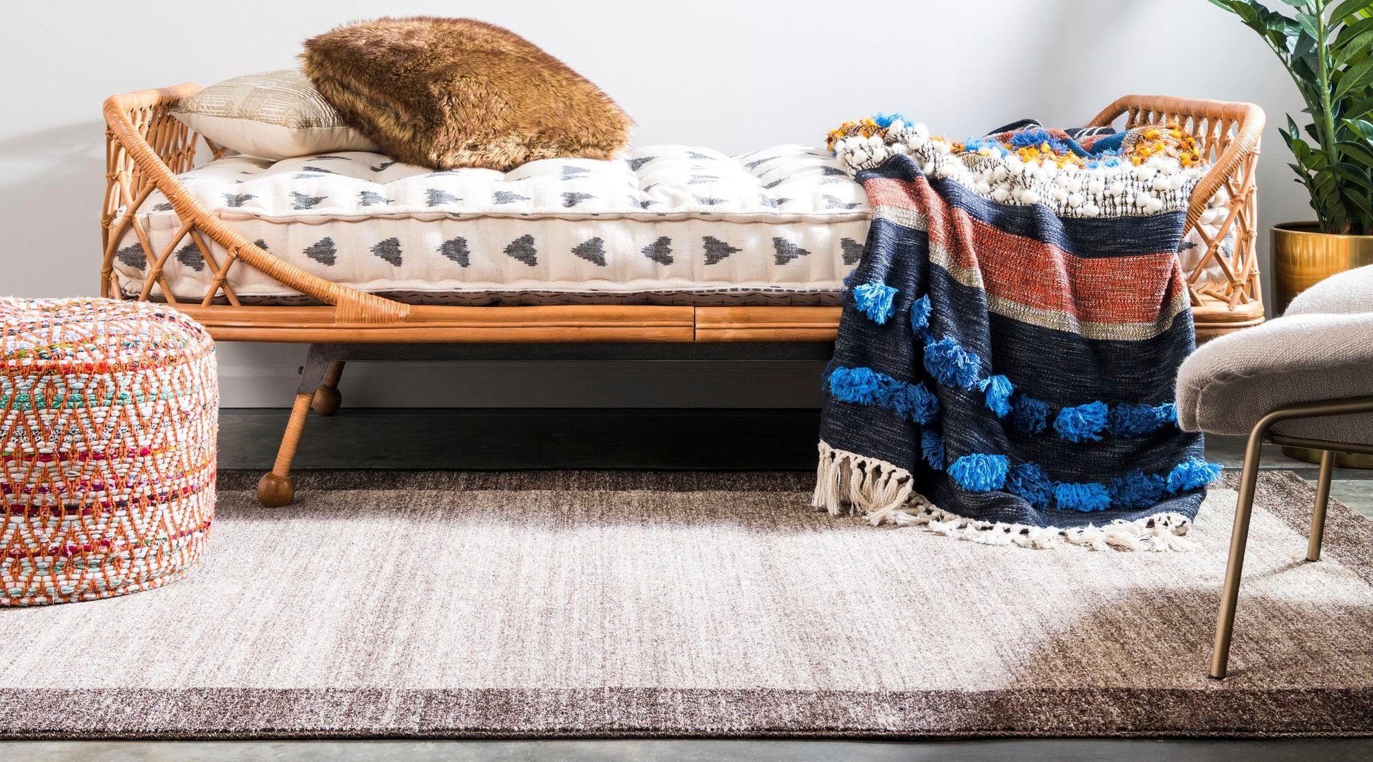Myflair Möbel & Accessoires Vloerkleed Goede tijden voorraadopruiming Korte pool, geweven, gemêleerde look, met randdessin