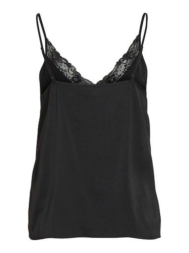 Vila Top met spaghettibandjes VICAVA V-NECK LACE SINGLET- NOOS