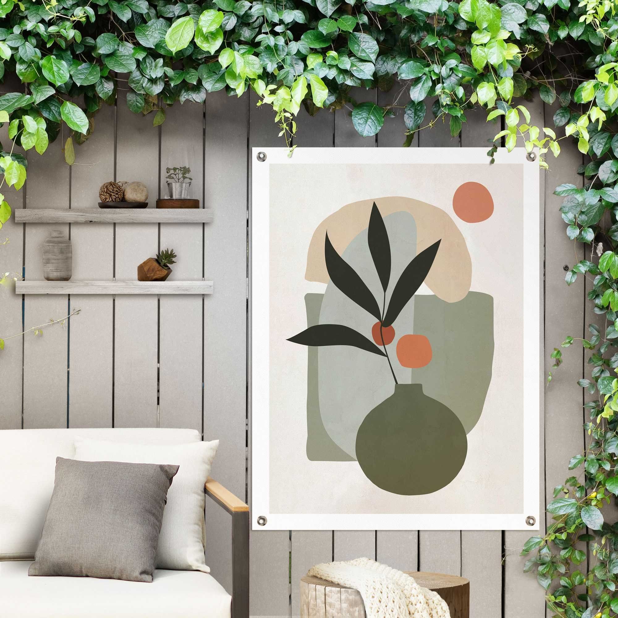 Reinders! Poster Vaas met bloemen Outdoor voor tuin of balkon