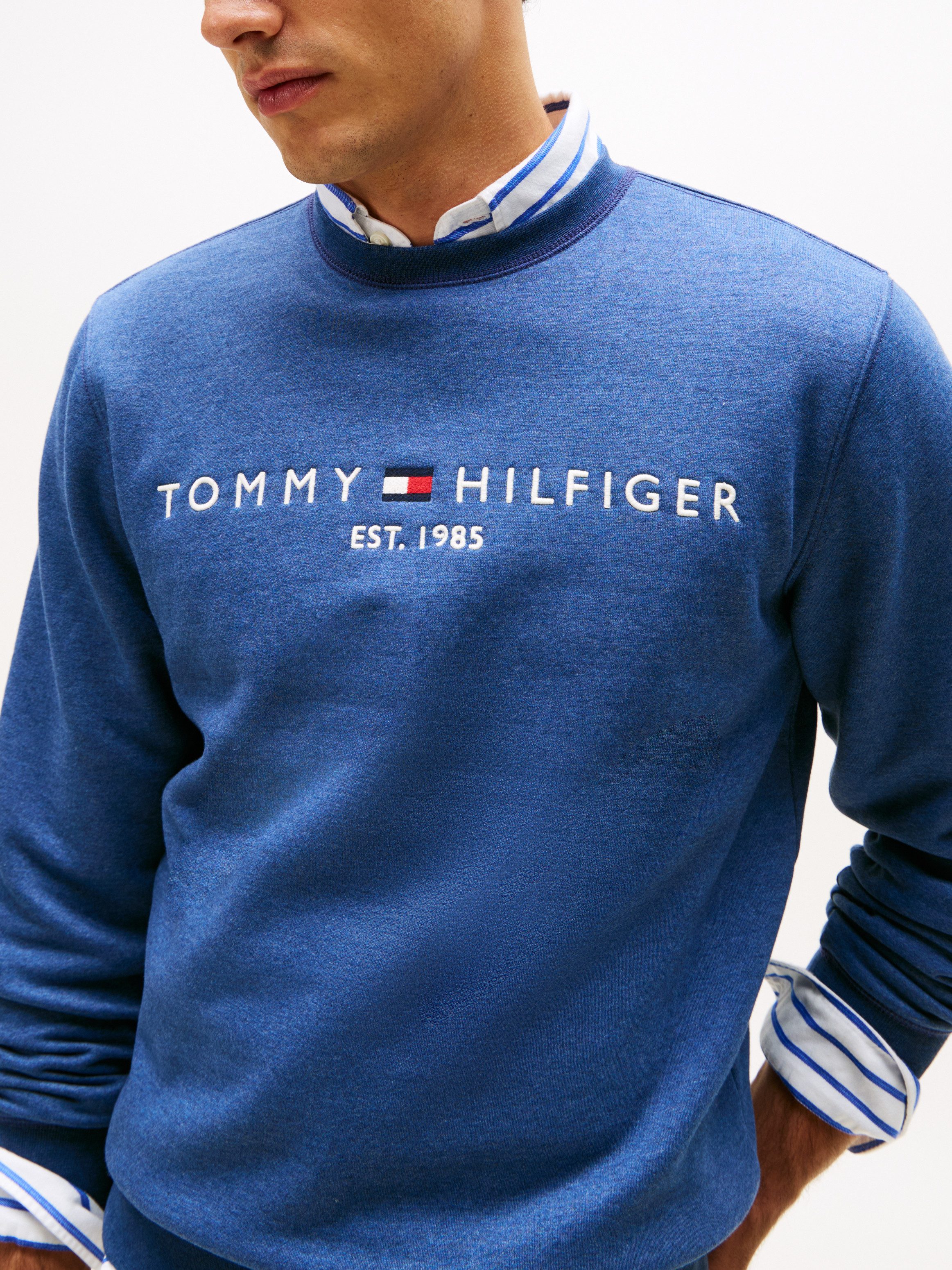 Tommy Hilfiger Sweatshirt TOMMY LOGO SWEATSHIRT met ronde hals en borduursel