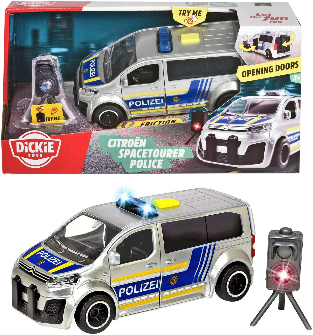 Dickie Toys Politie speelgoed Citroën SpaceTourer