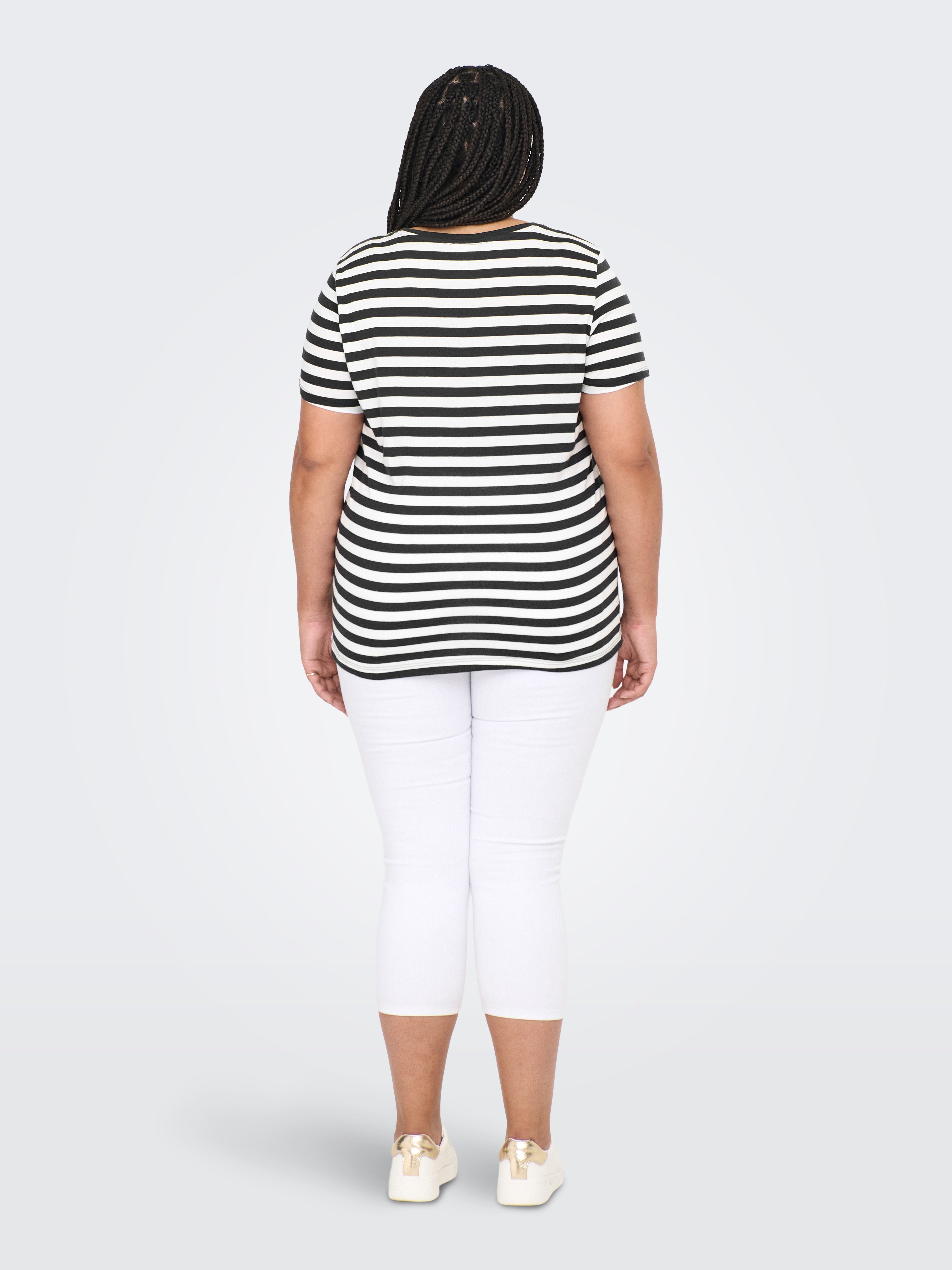 ONLY CARMAKOMA Shirt met korte mouwen CARMOODY LIFE SS REG TEE JRS