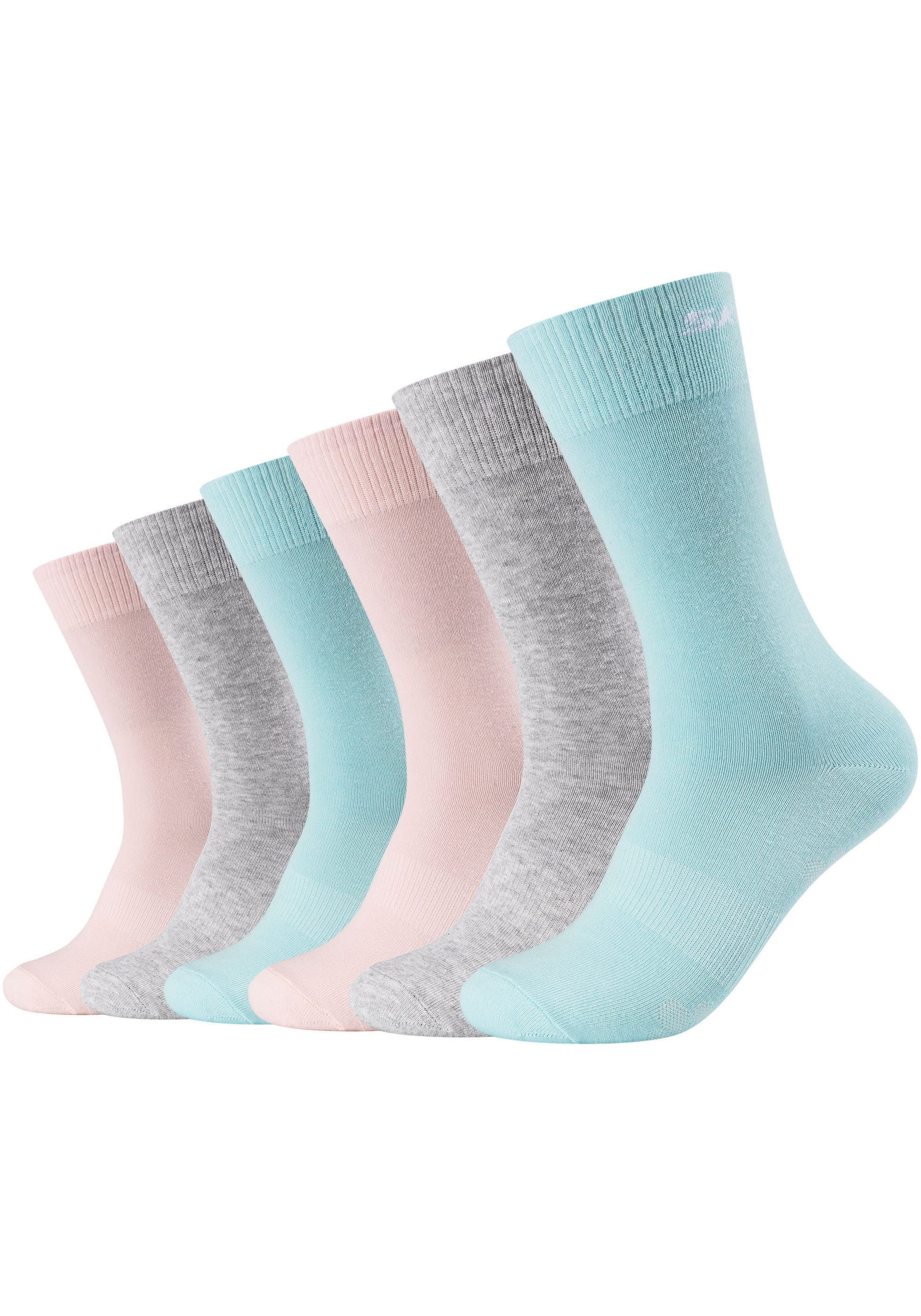 Skechers Sokken Mesh ventilation met versterkte hiel- en teengebied (Set van 6)