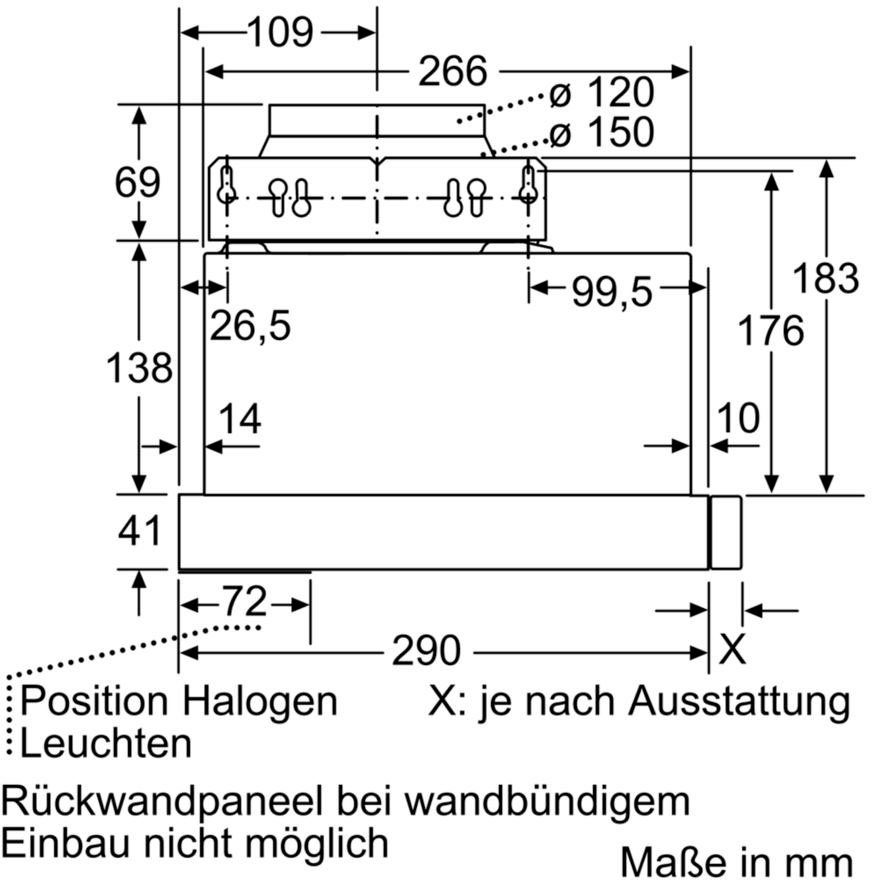 NEFF Vlakscherm-afzuigkap D46BR22X1